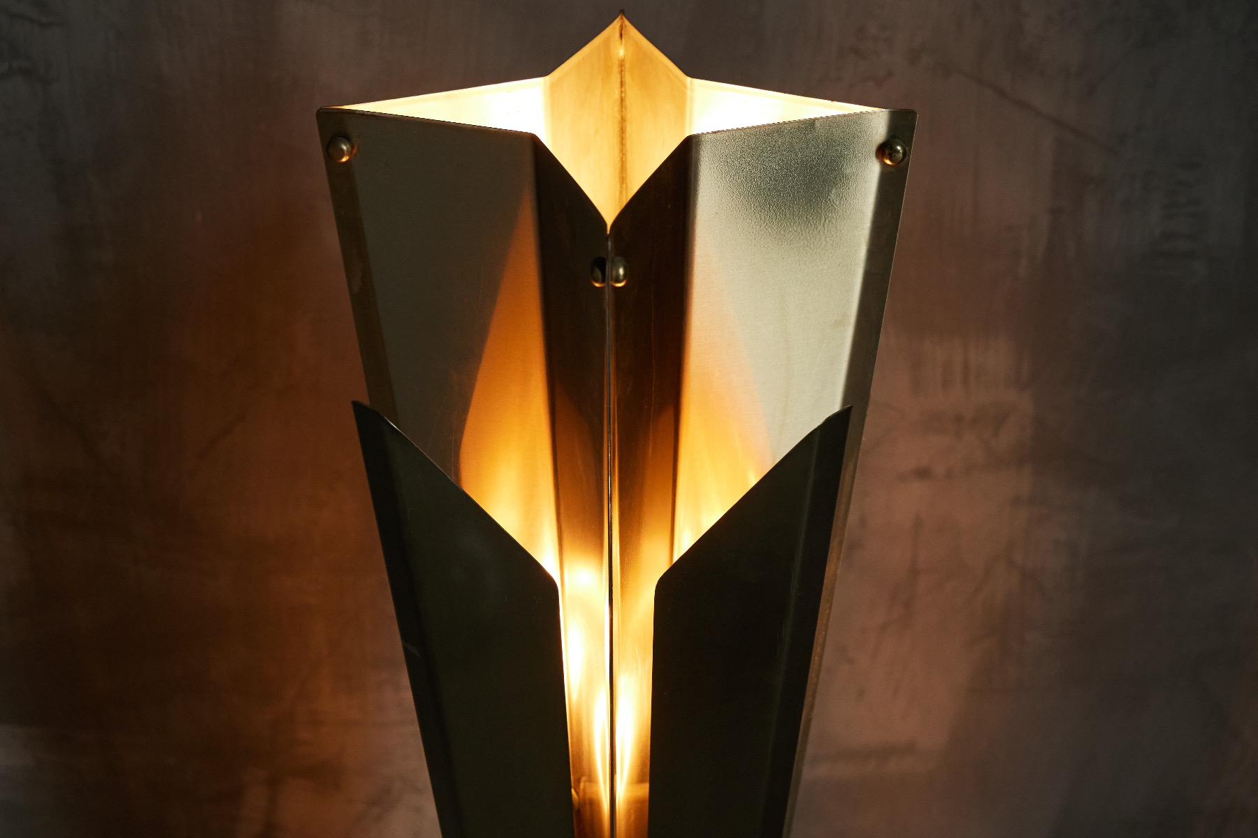Hollywood Regency Maison Charles Star Shaped Floor Lamp - 1960s