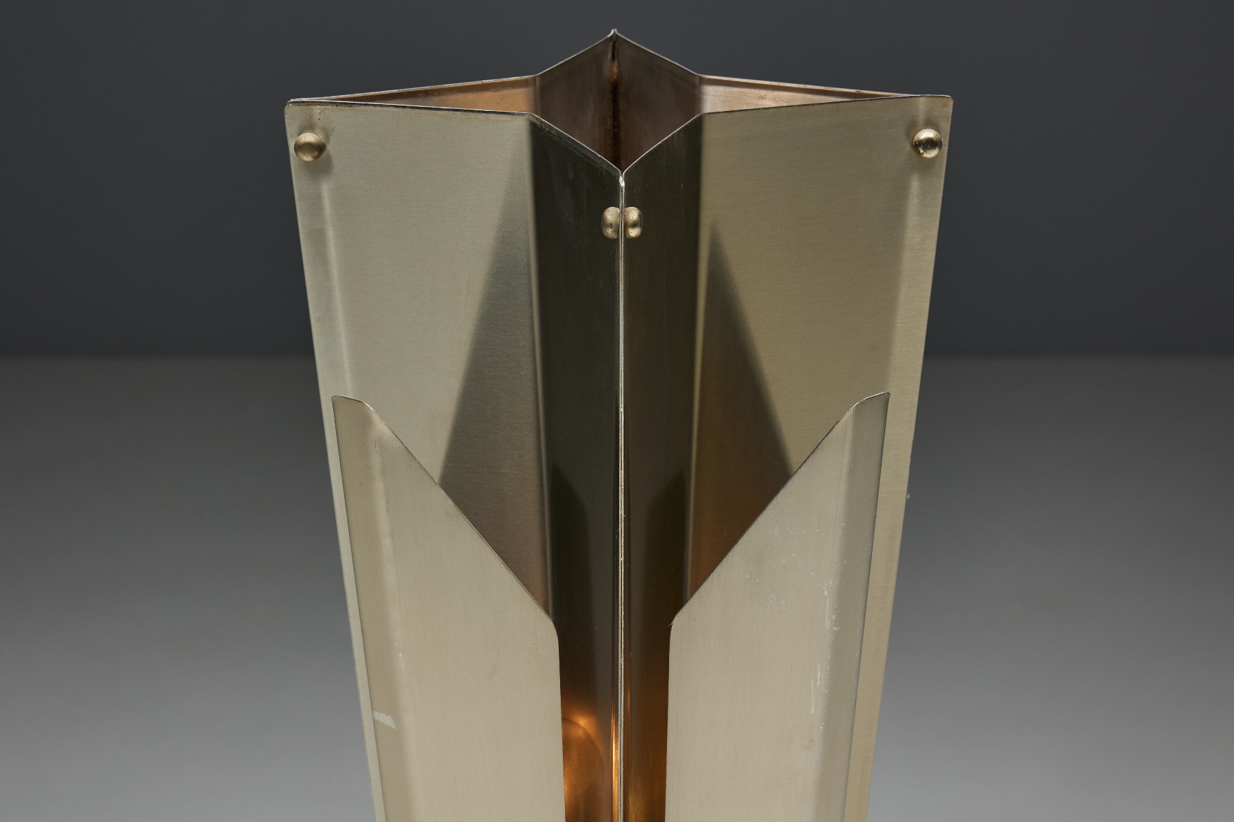 Hollywood Regency Maison Charles Star Shaped Floor Lamp - 1960s