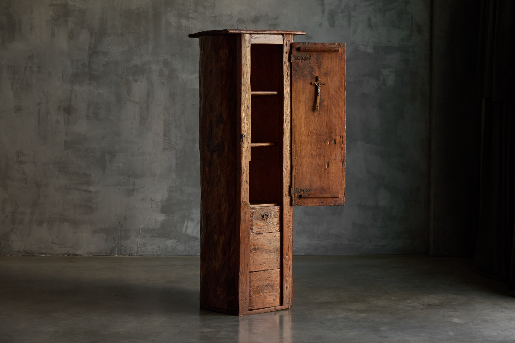 Huguenot Hiding Cabinet, France - 17th Century
