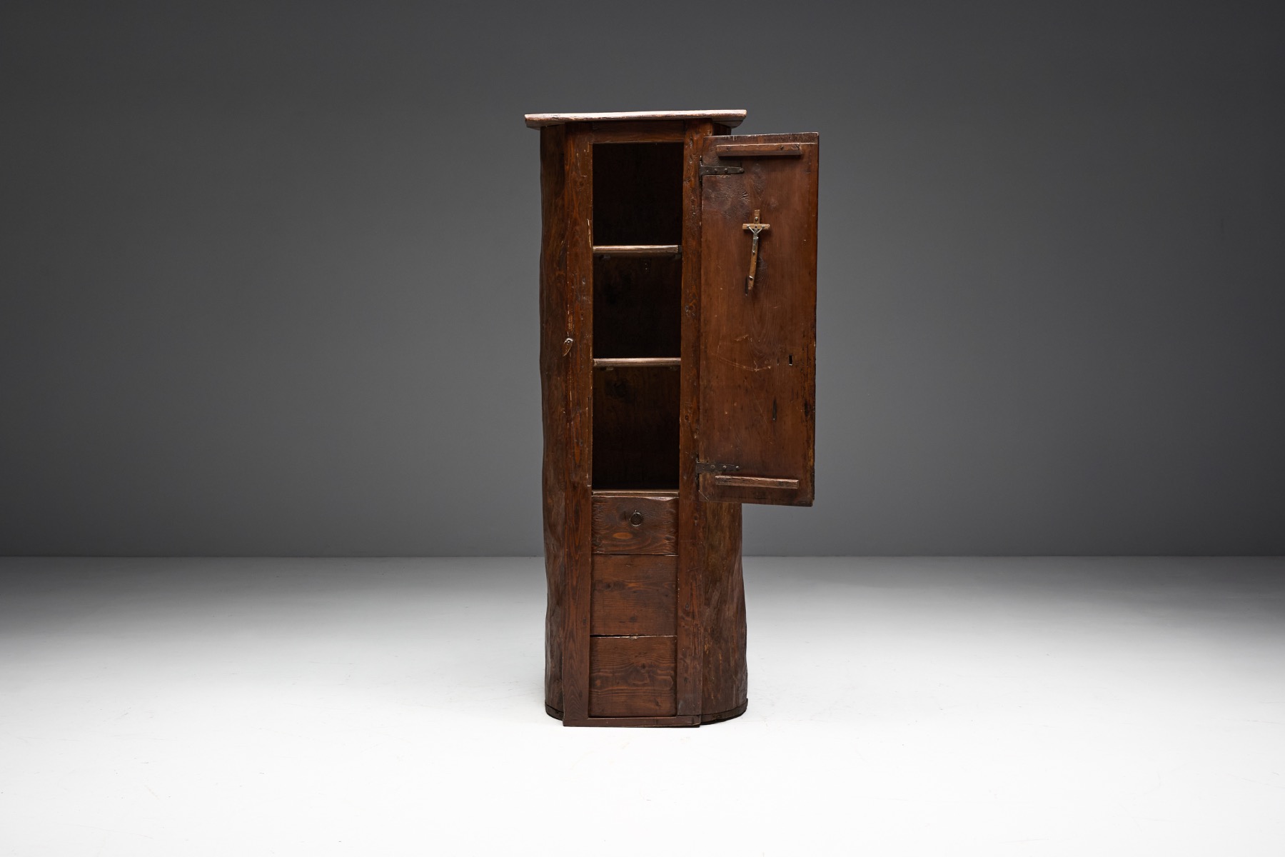  Huguenot Hiding Cabinet, France - 17th Century