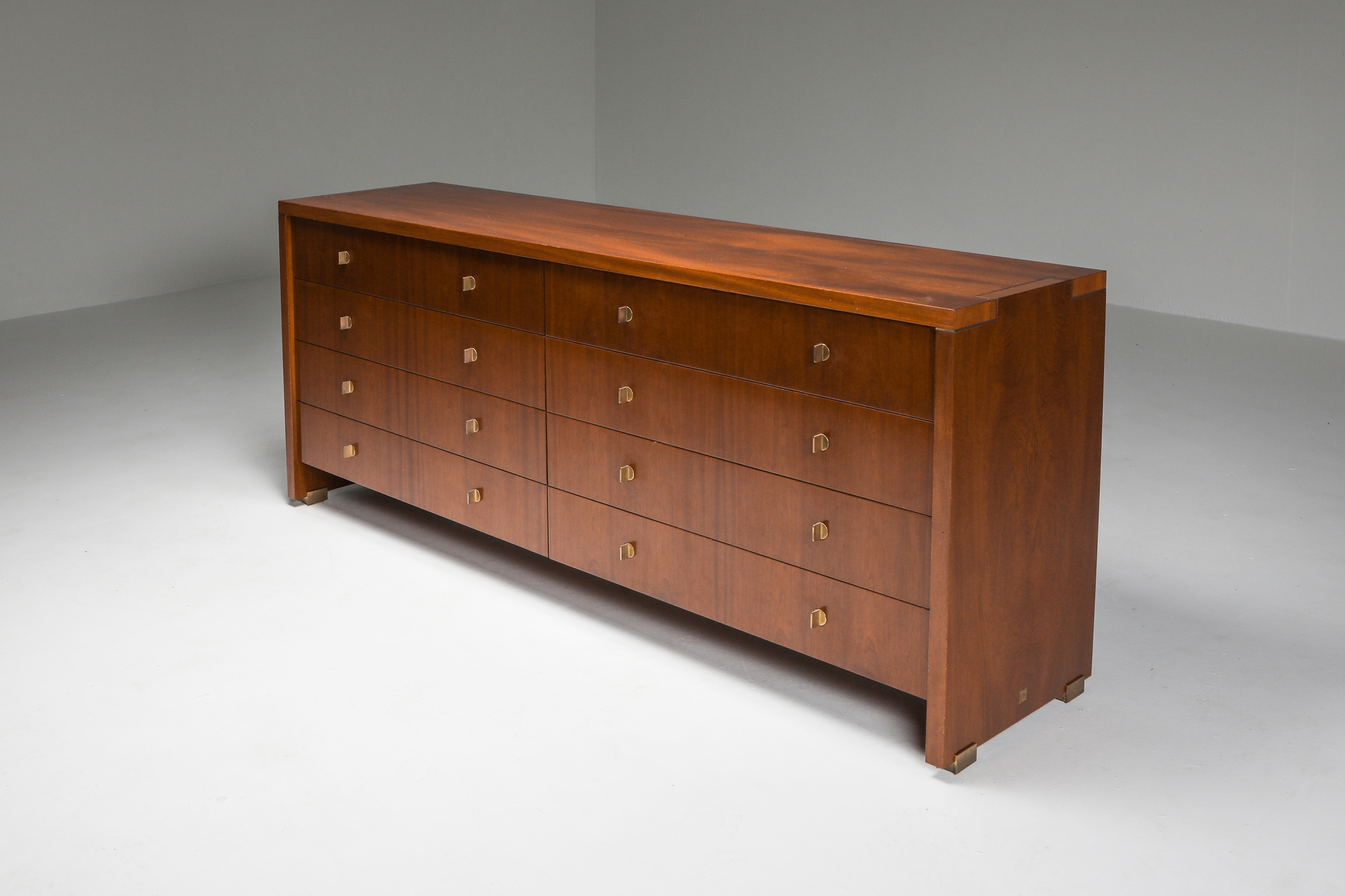 Italian Commode with Drawers Attributed to Carlo Scarpa - 1965
