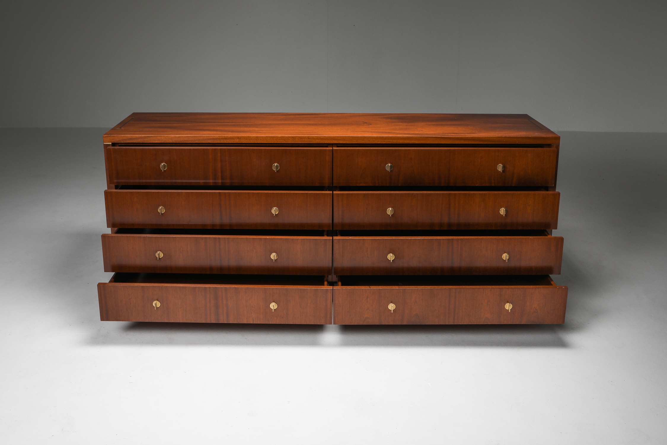 Italian Commode with Drawers Attributed to Carlo Scarpa - 1965