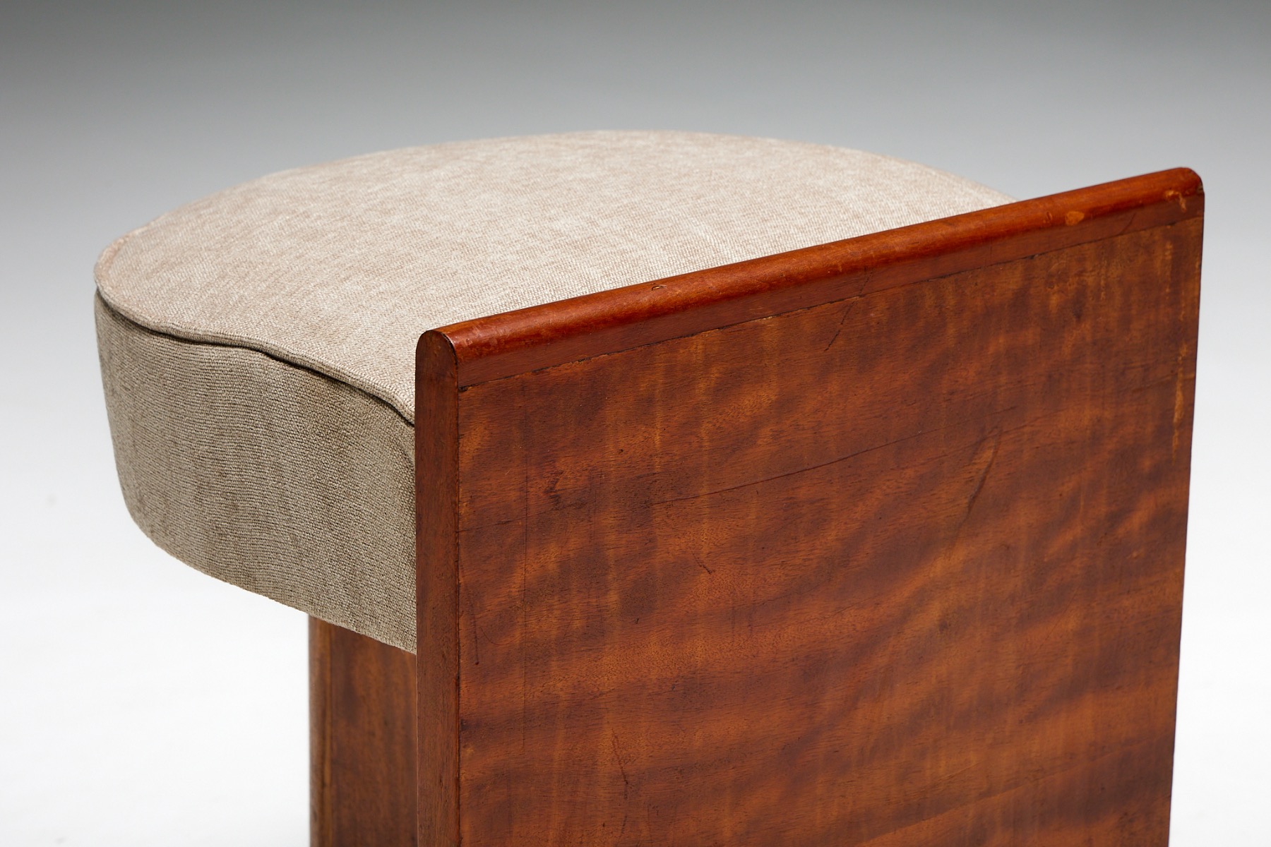 Italian Minimalist Stool - 1950s