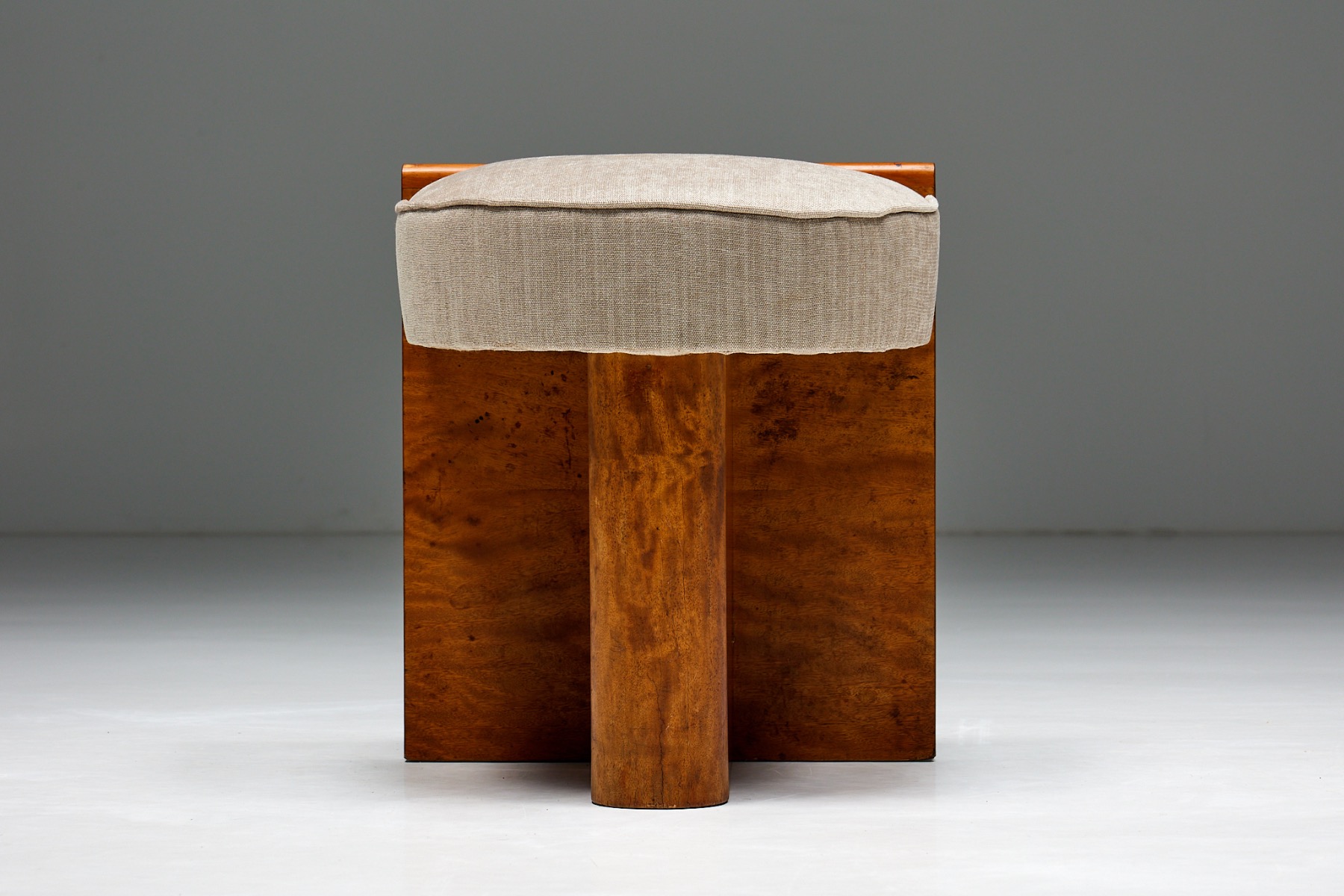 Italian Minimalist Stool - 1950s