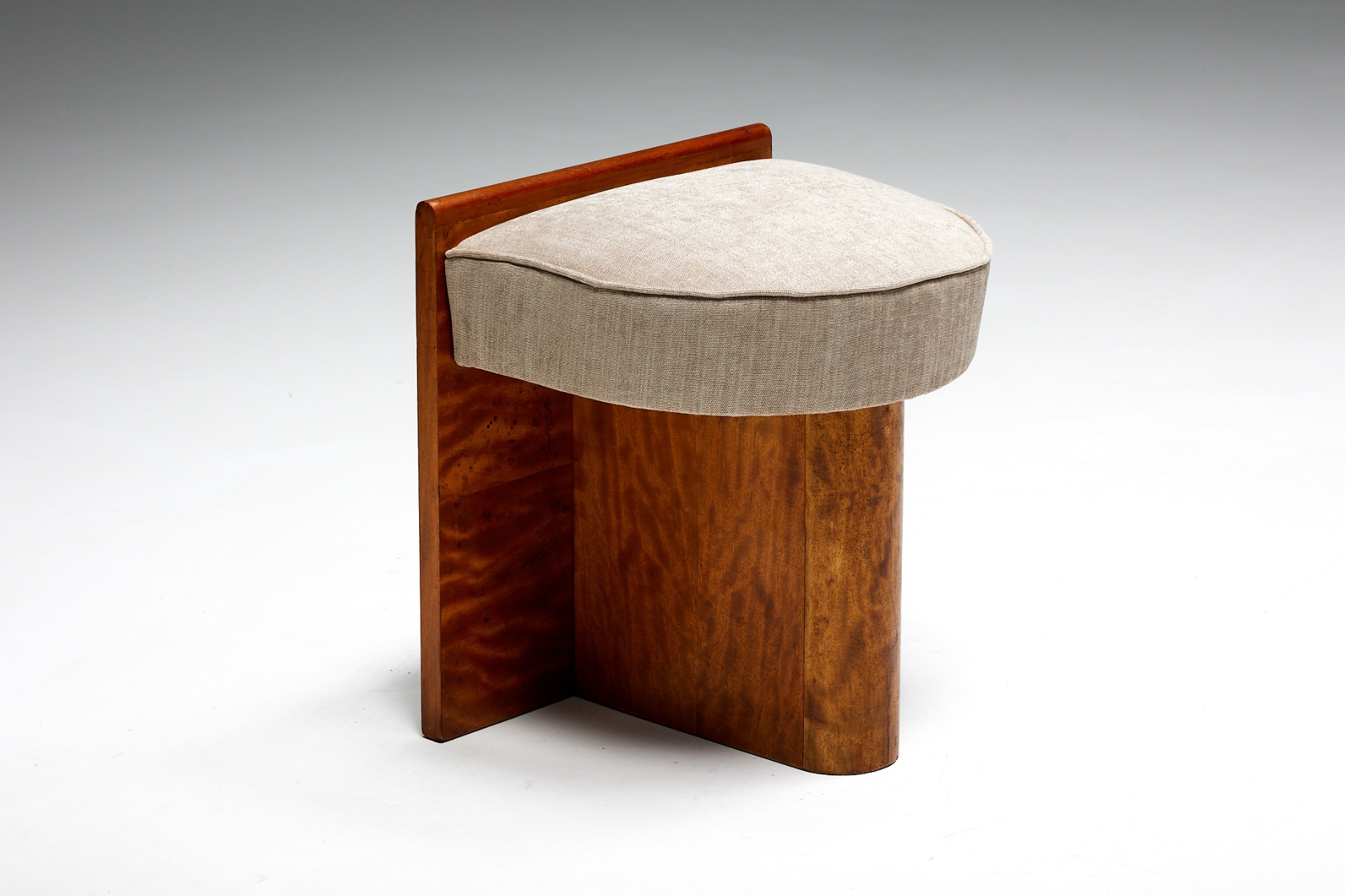 Italian Minimalist Stool - 1950s