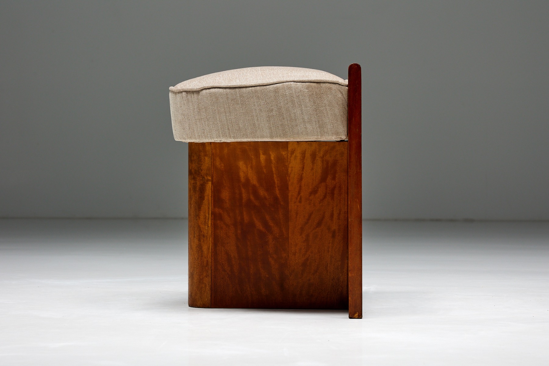 Italian Minimalist Stool - 1950s