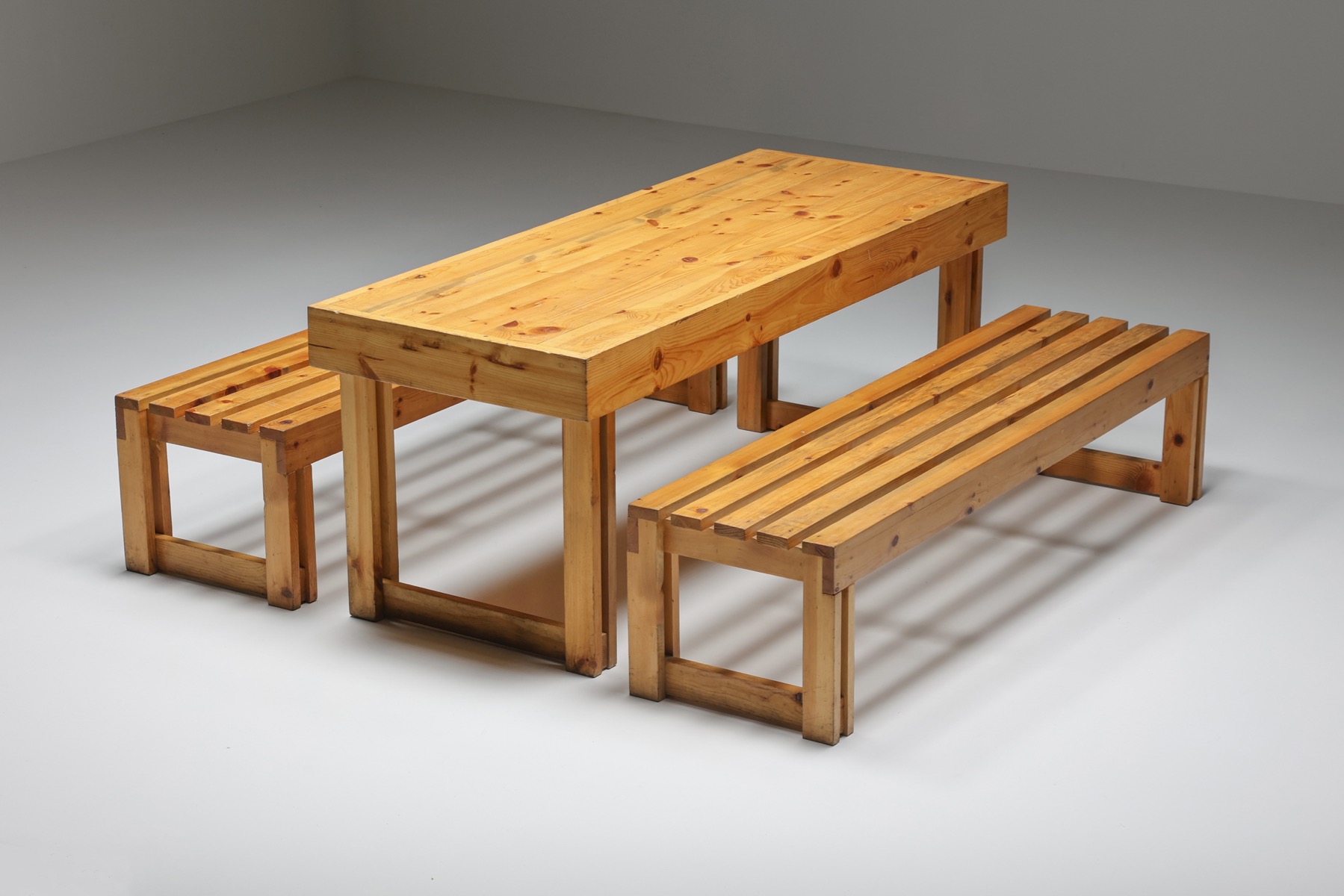 Italian Vineyard Pine Tables - 1960s