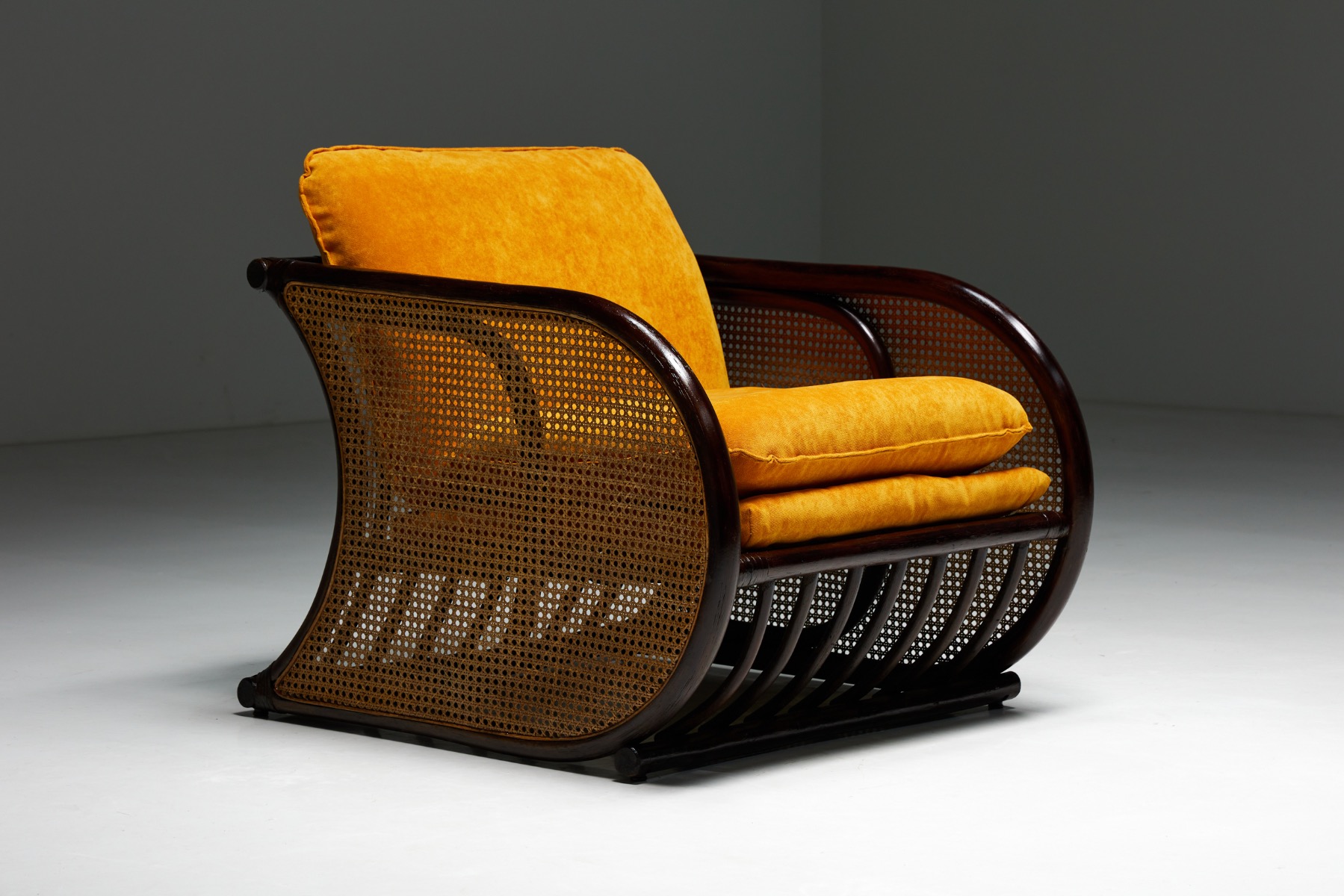 Italian Bamboo Armchairs - 1970s