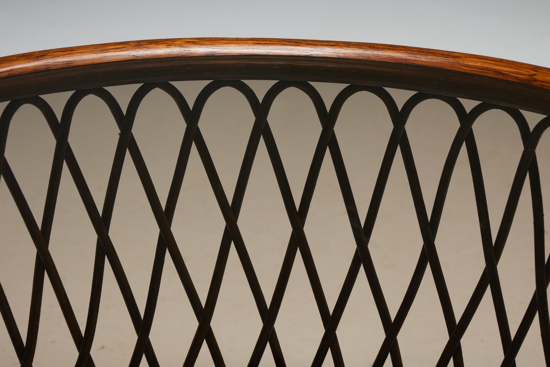 Round Italian Coffee Table - 1970s