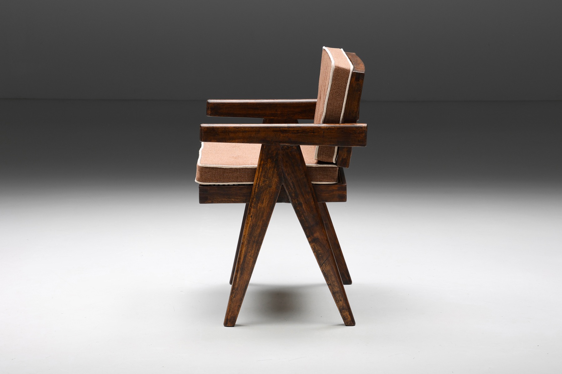 Office Cane Chairs by Pierre Jeanneret - 1955