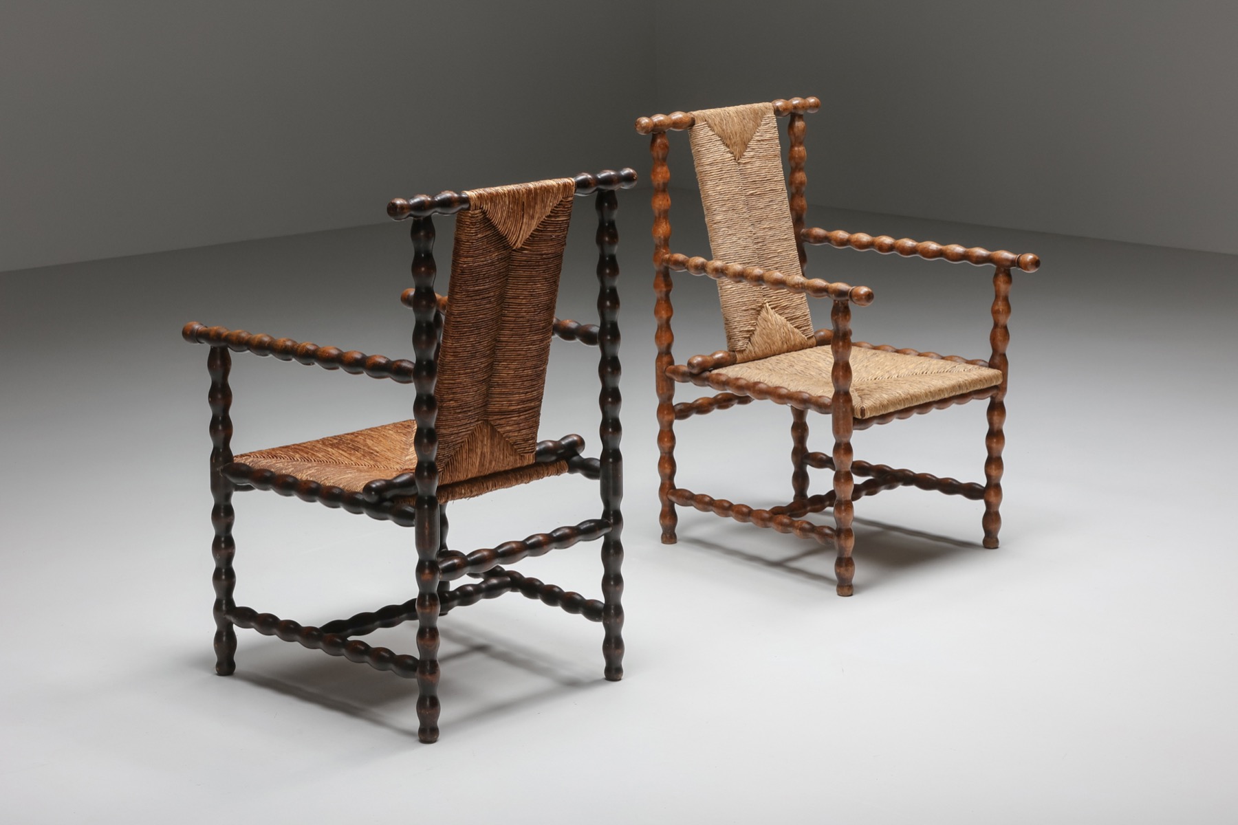 Jugendstil Josef Zotti Dark Ebonized Chair - 1911