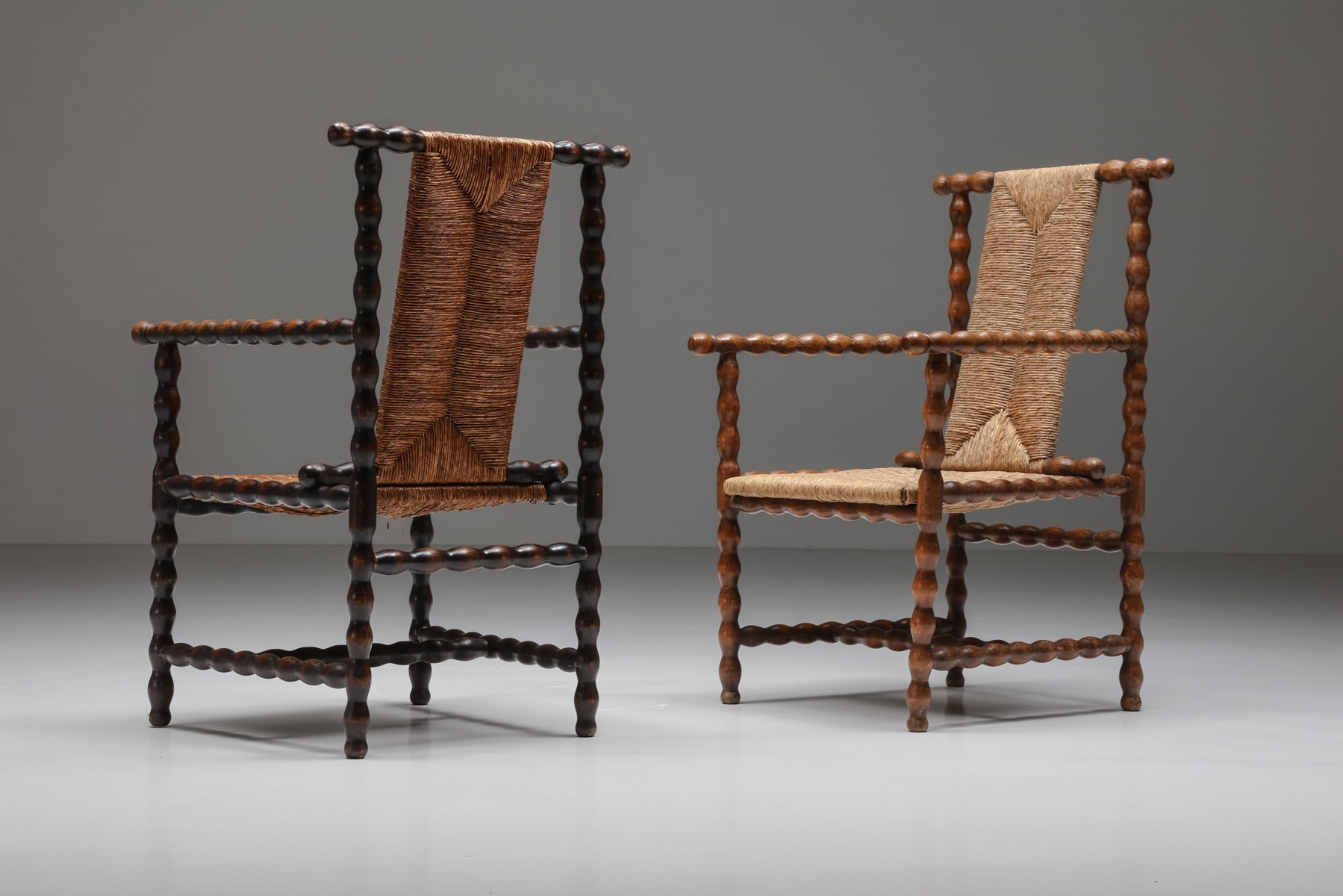 Jugendstil Josef Zotti Light Ebonized Chair - 1911