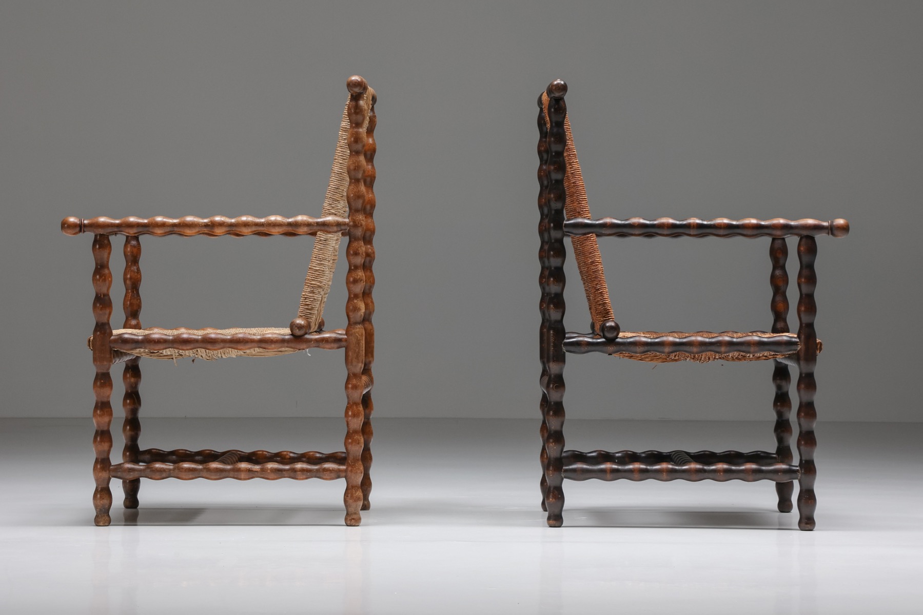 Jugendstil Josef Zotti Light Ebonized Chair - 1911