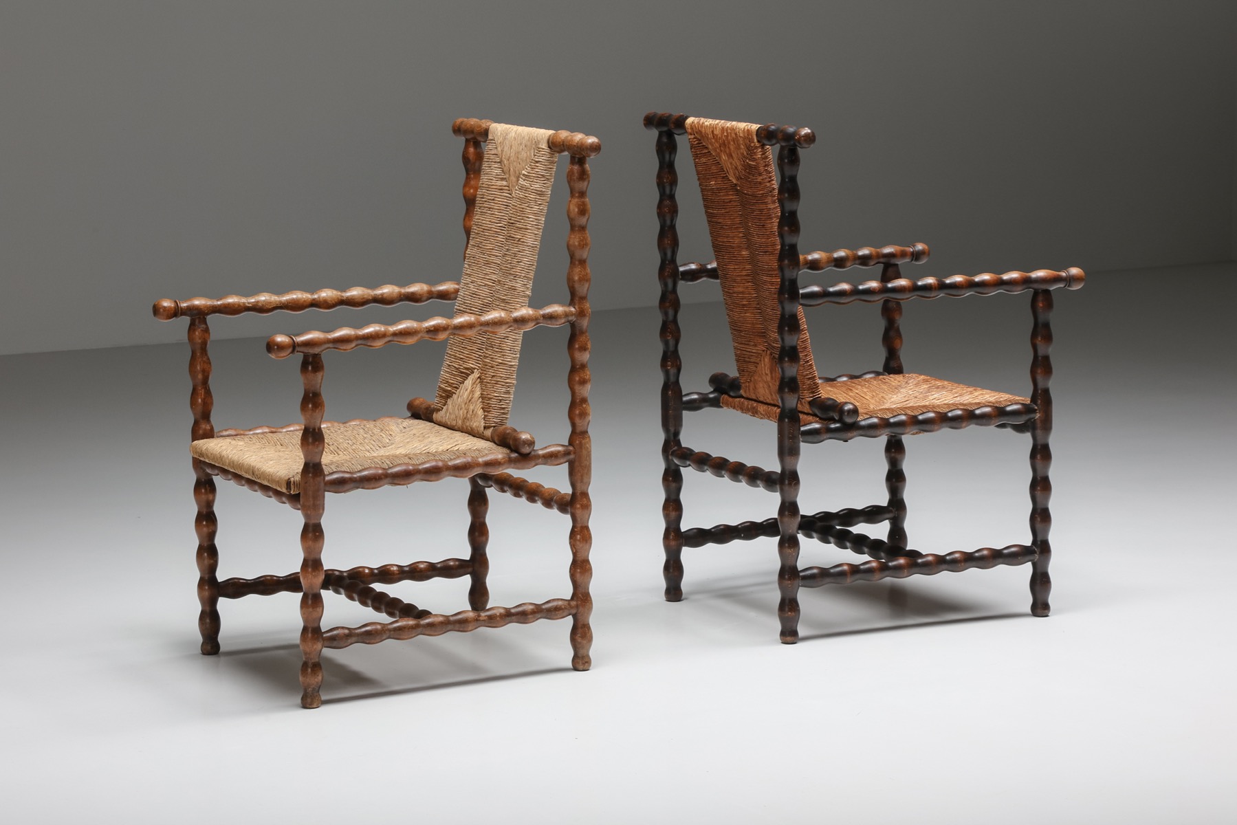 Jugendstil Josef Zotti Dark Ebonized Chair - 1911