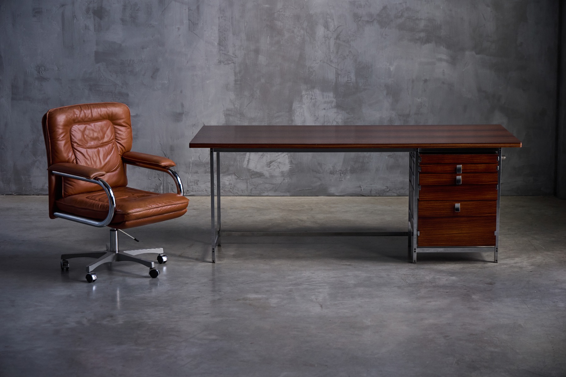Executive Desk by Jules Wabbes for Mobilier Universel - 1950s