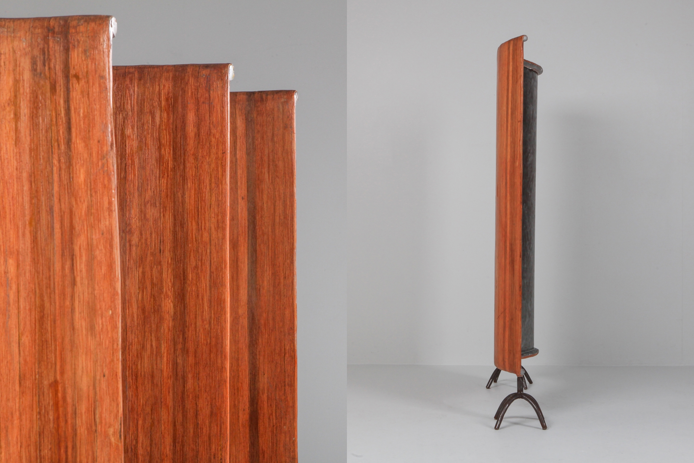 Vintage Industrial Chic Room Divider - 1950s 