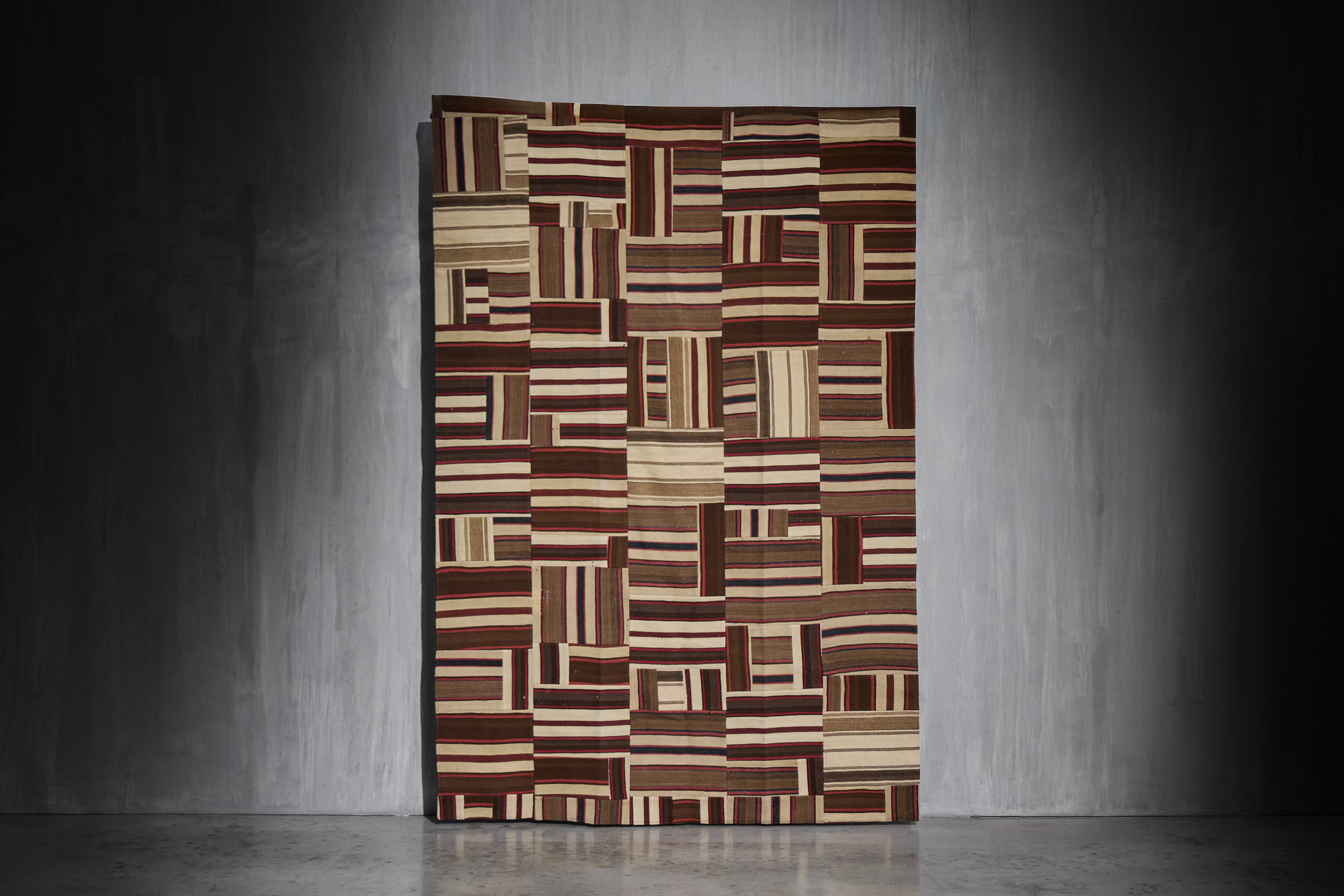 Kurdish Kilim Patchwork Rug, East Anatolia - Circa 1950