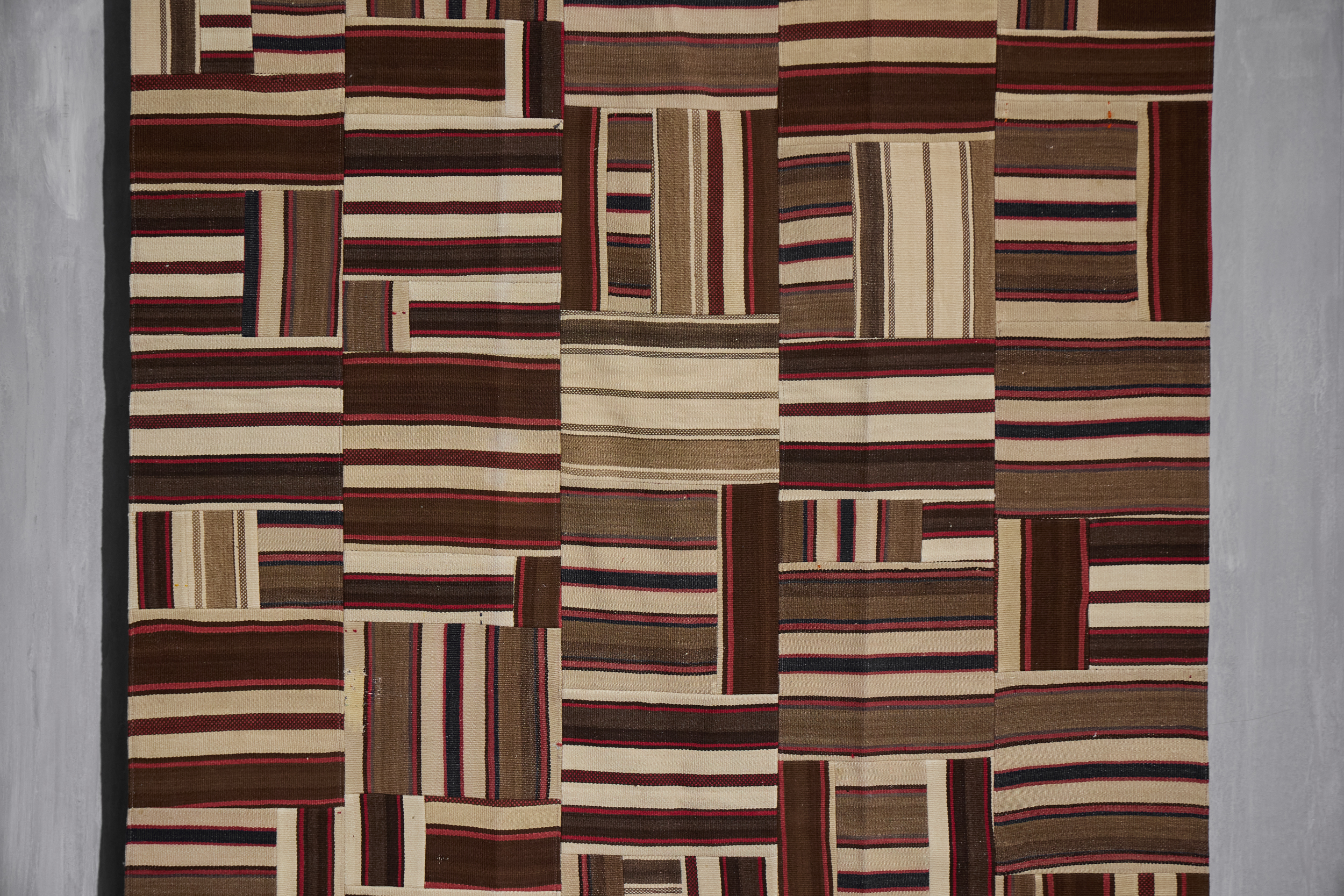 Kurdish Kilim Patchwork Rug, East Anatolia - Circa 1950