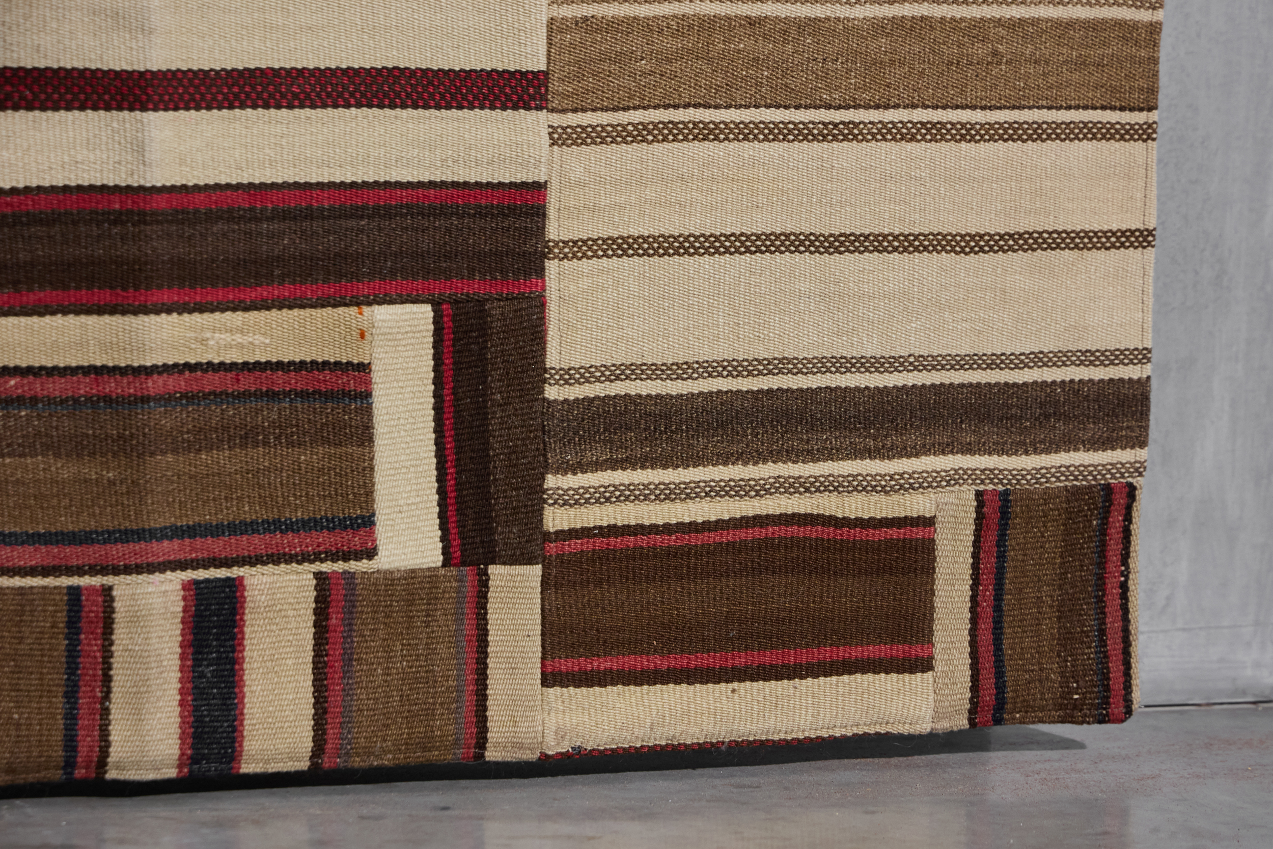 Kurdish Kilim Patchwork Rug, East Anatolia - Circa 1950