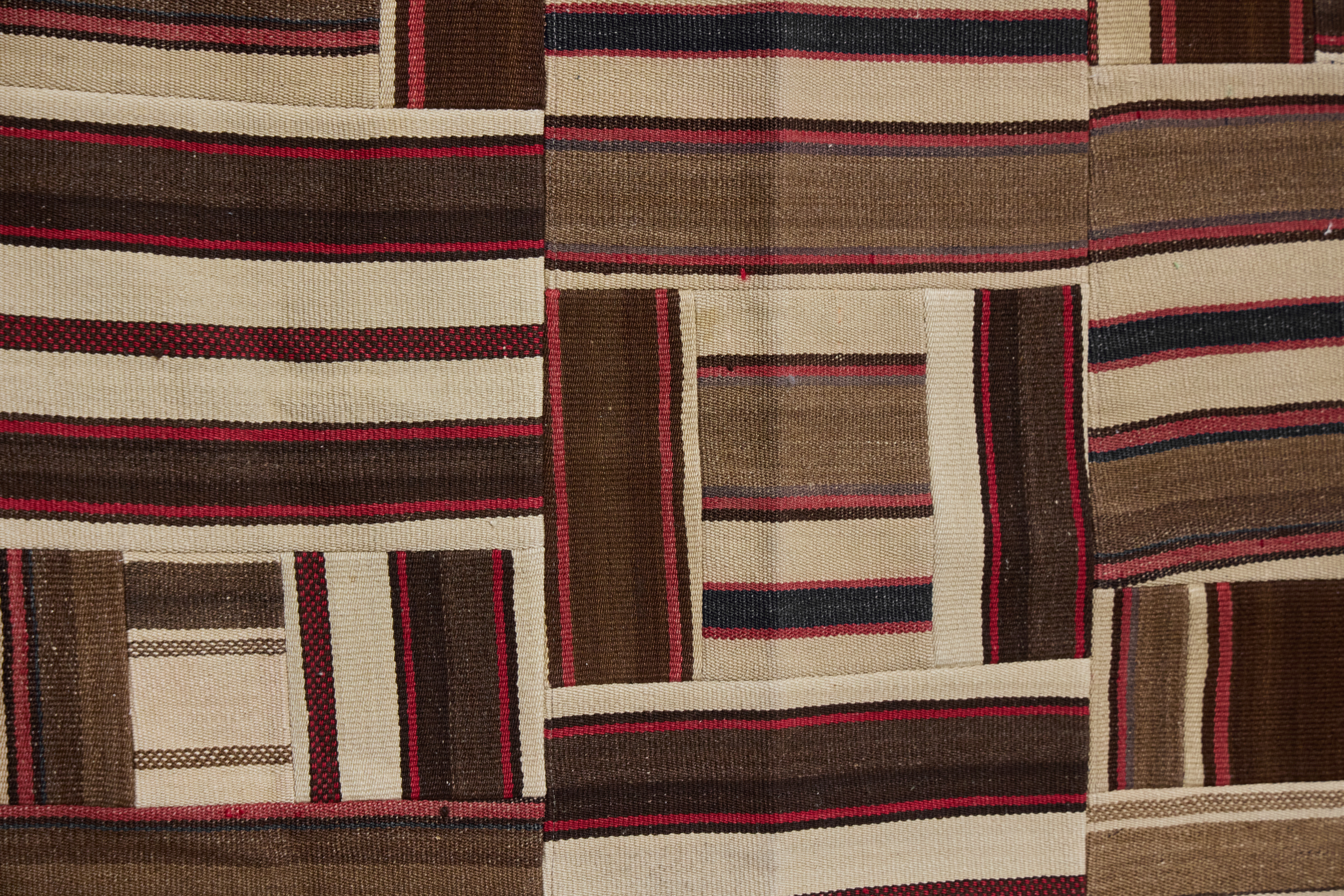 Kurdish Kilim Patchwork Rug, East Anatolia - Circa 1950