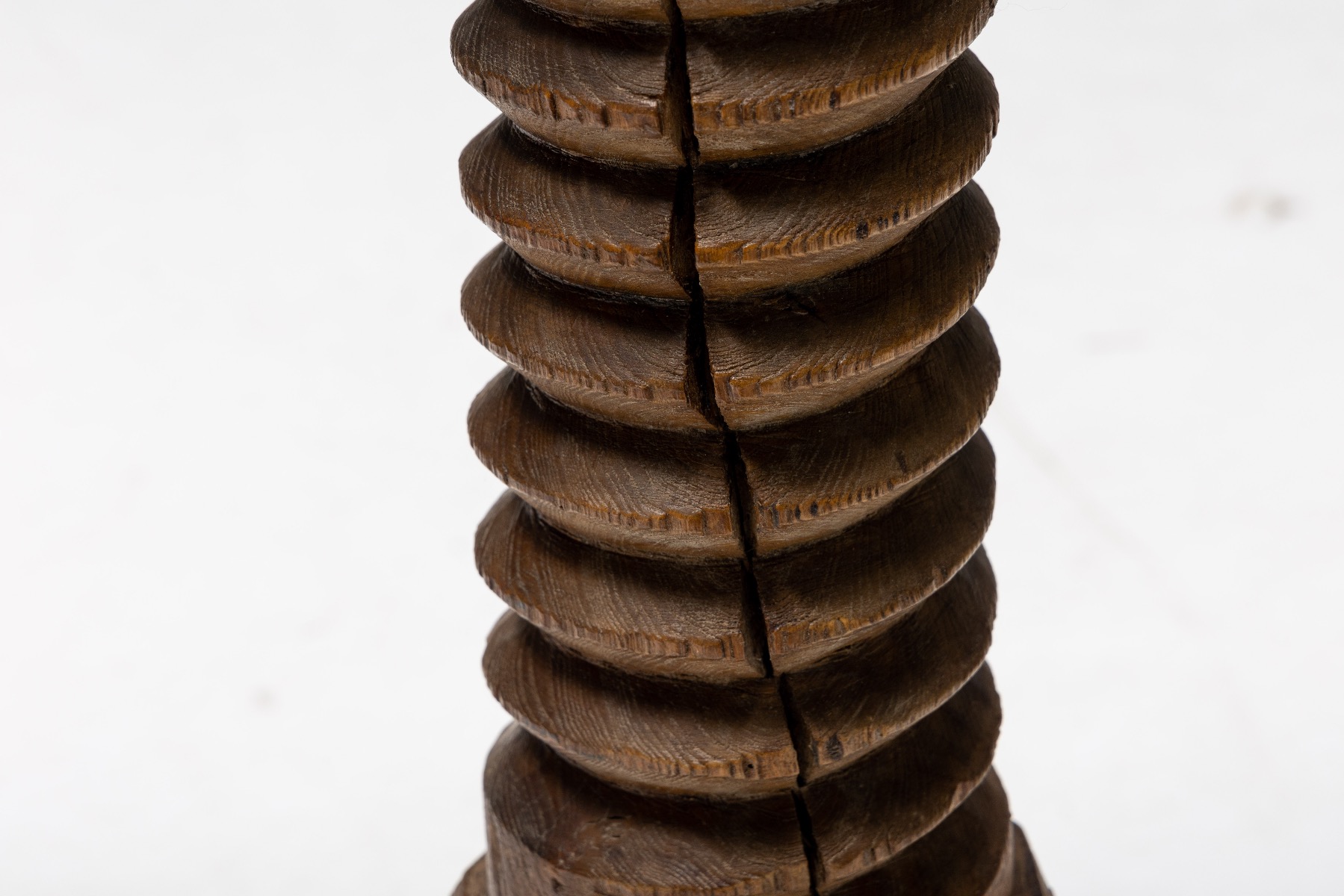 Rustic Art Populaire Floor Lamp - 1950s