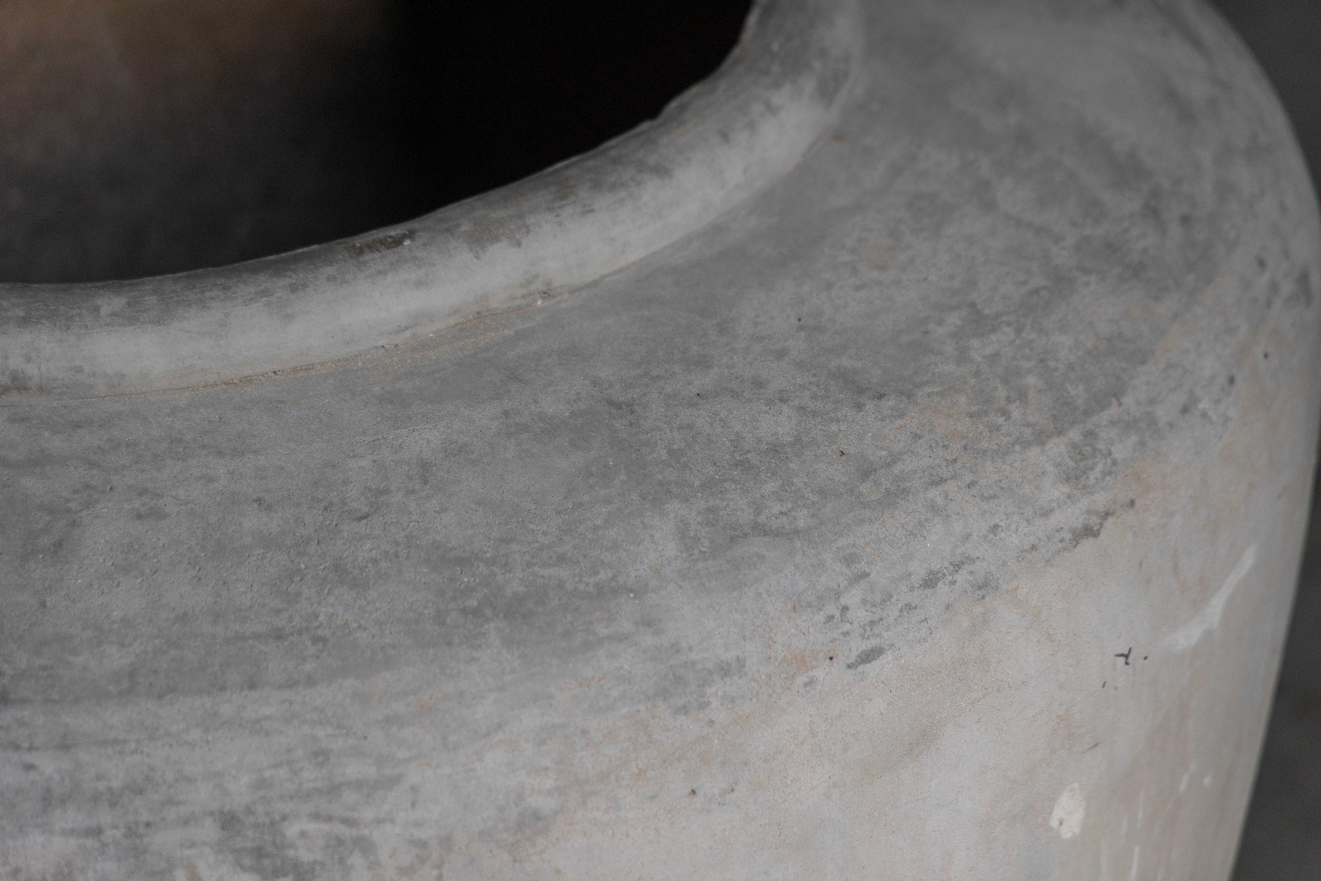 Large Mediterranean Concrete Pot - 19th Century 