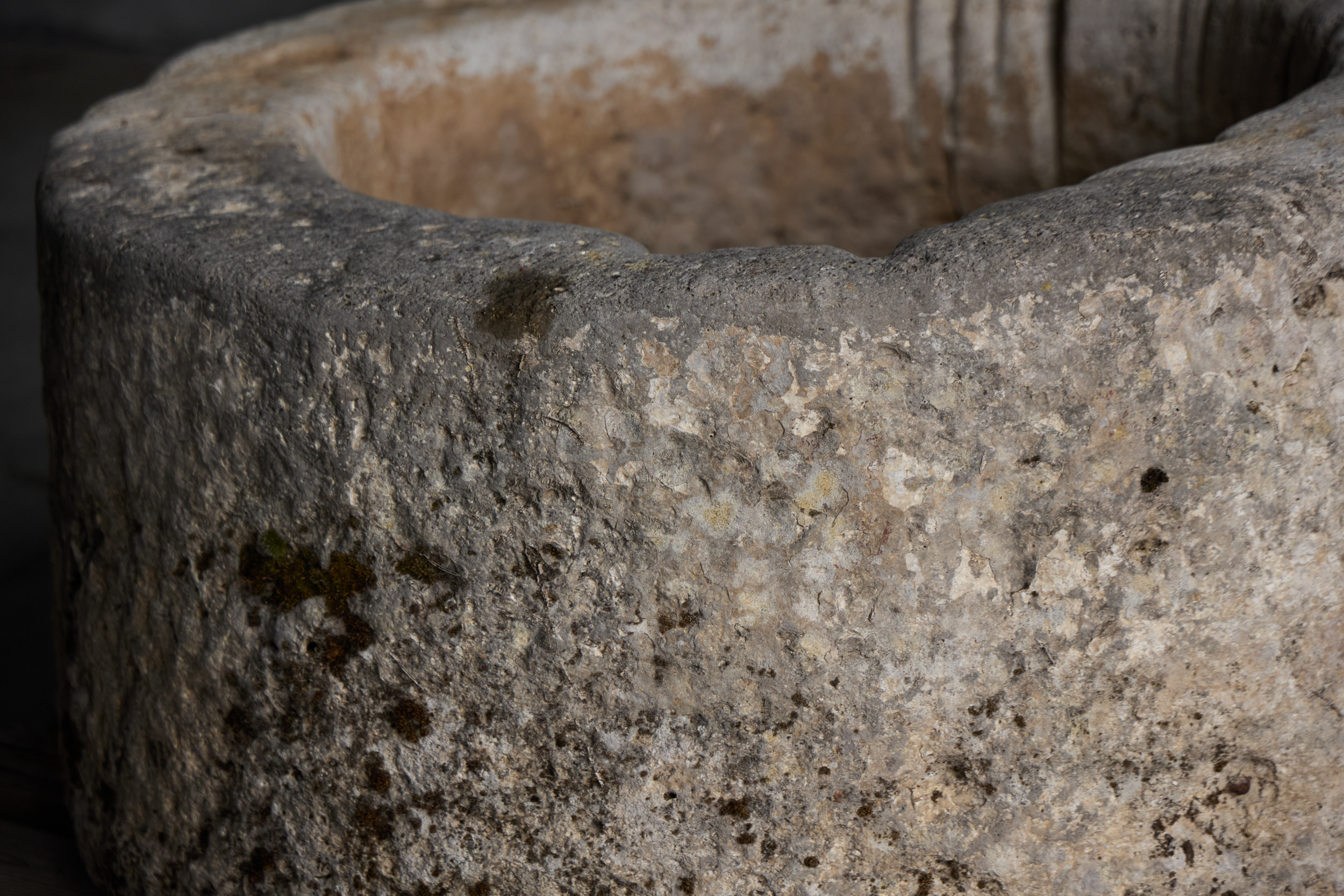 Large Vernacular Stone Basin, Italy - 19th Century