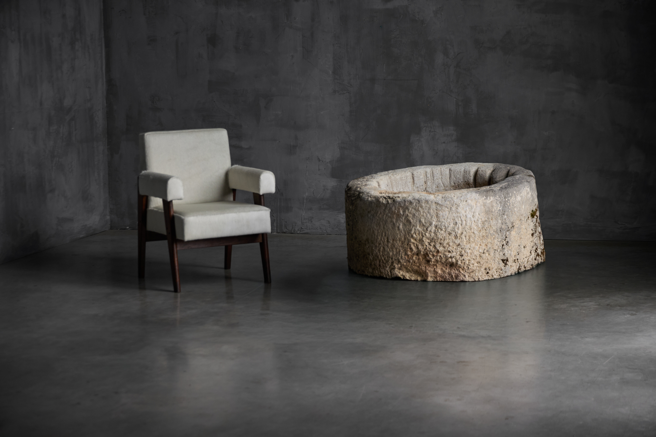 Large Vernacular Stone Basin, Italy - 19th Century