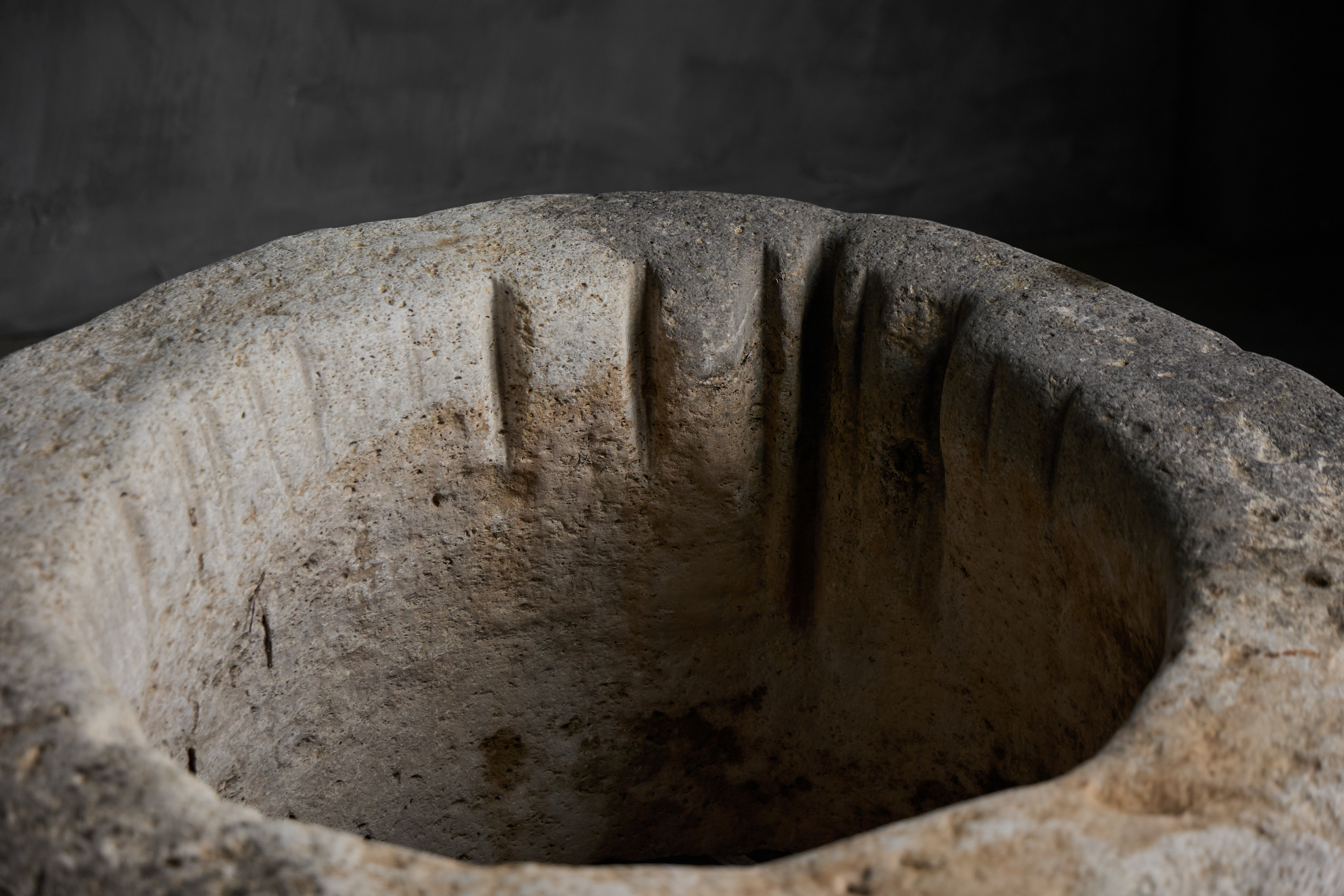 Large Vernacular Stone Basin, Italy - 19th Century