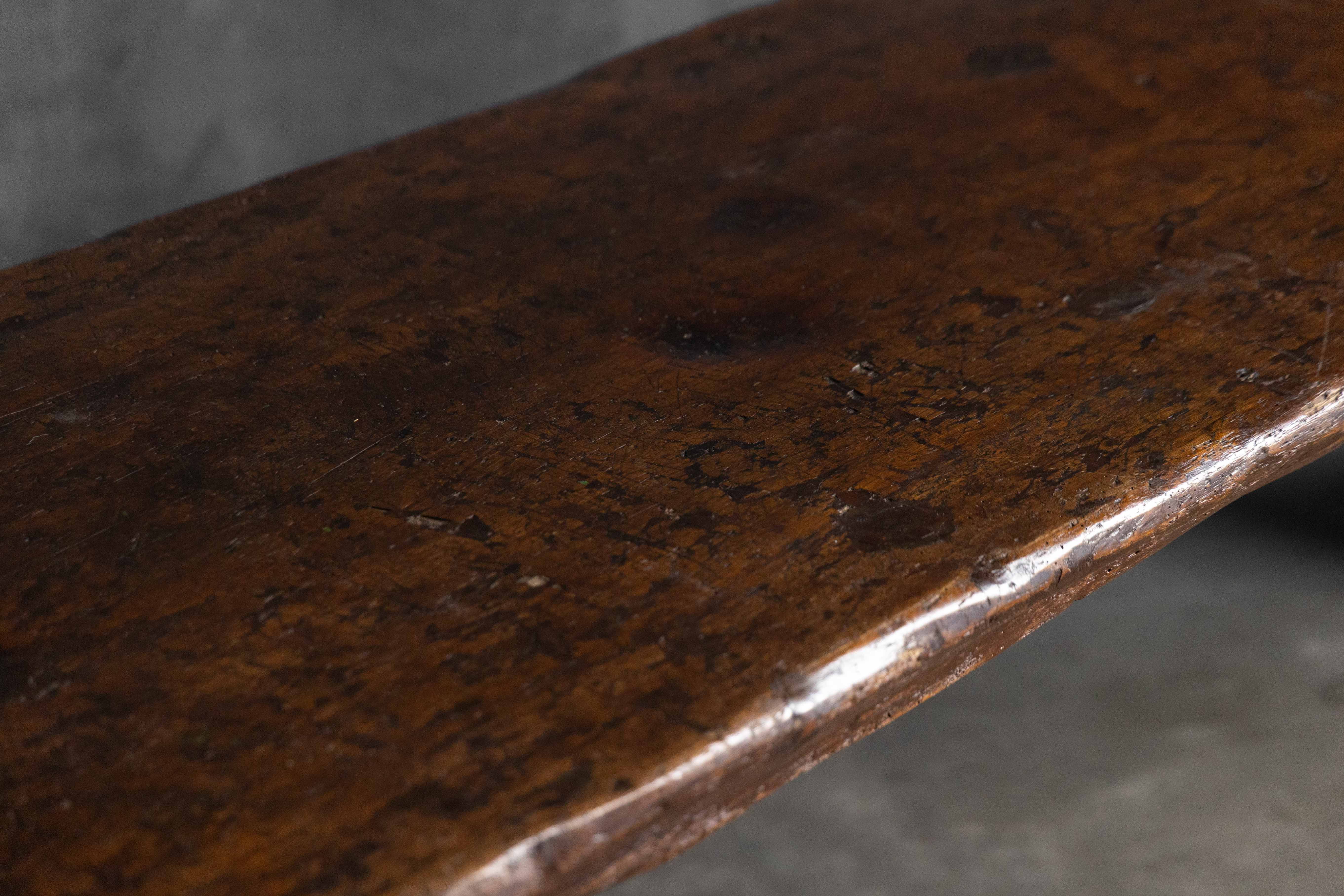 Large Vernacular Trestle Table, France - 19th Century 