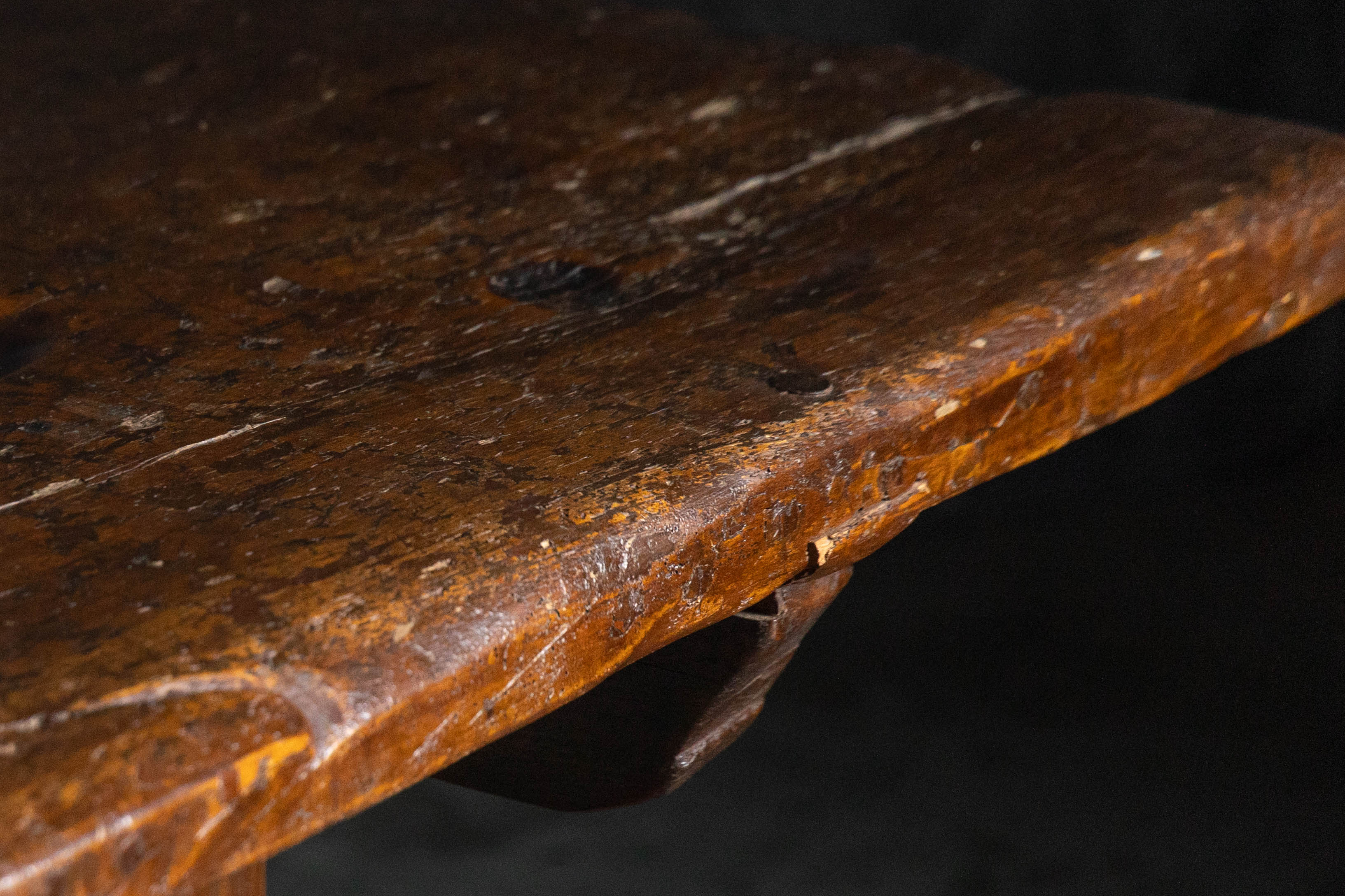 Large Vernacular Trestle Table, France - 19th Century 