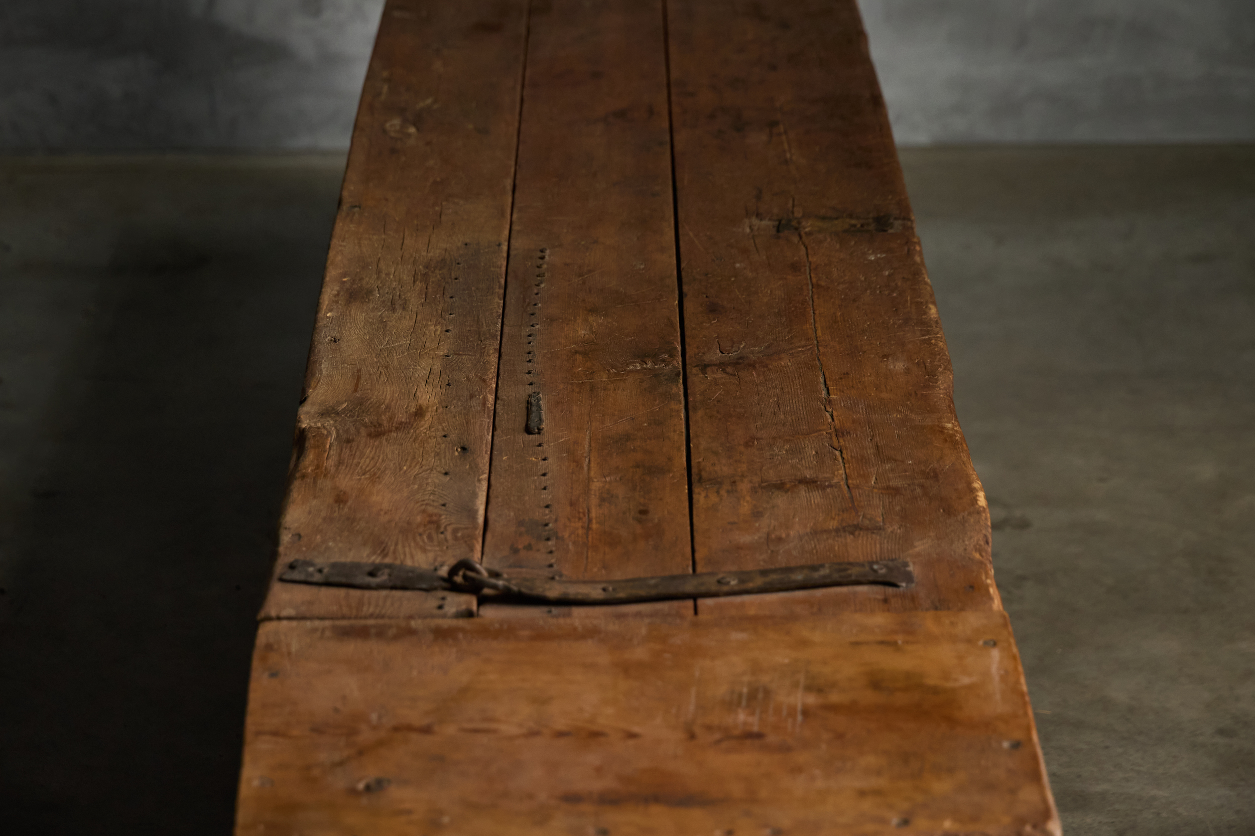 Large Vernacular Wooden Chest, France - 19th Century