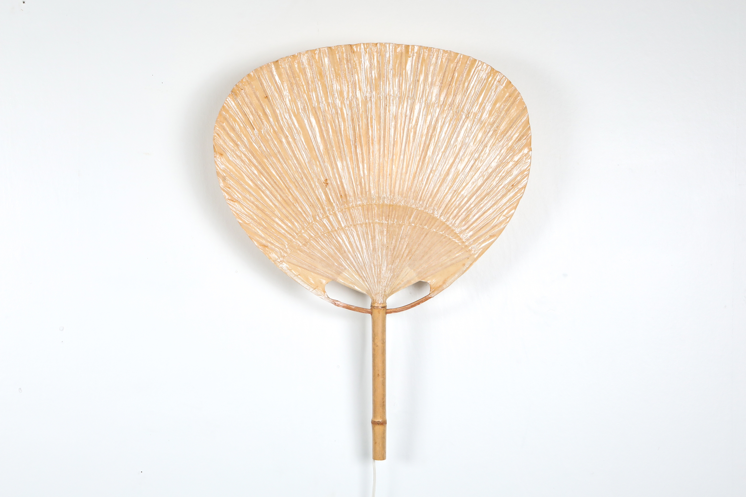 Ingo Maurer 'Uchiwa' Pair of Sconces - 1970's