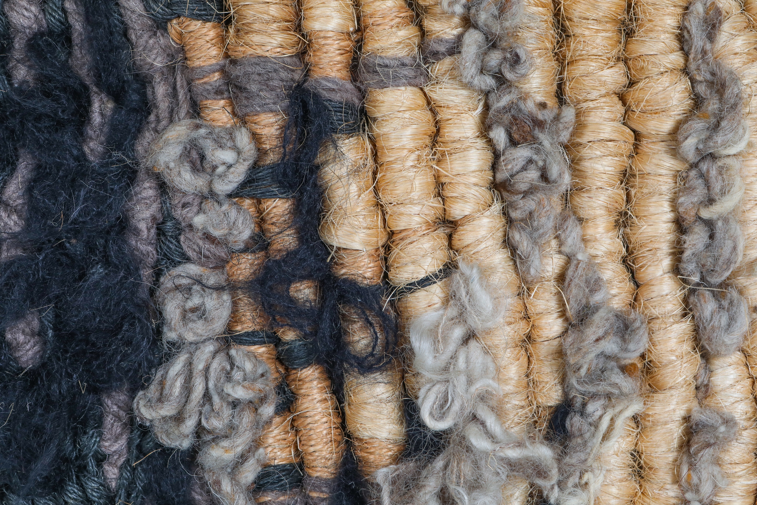 Fiber art tapestry by Opie Boel 'Fertile World' - 1970's