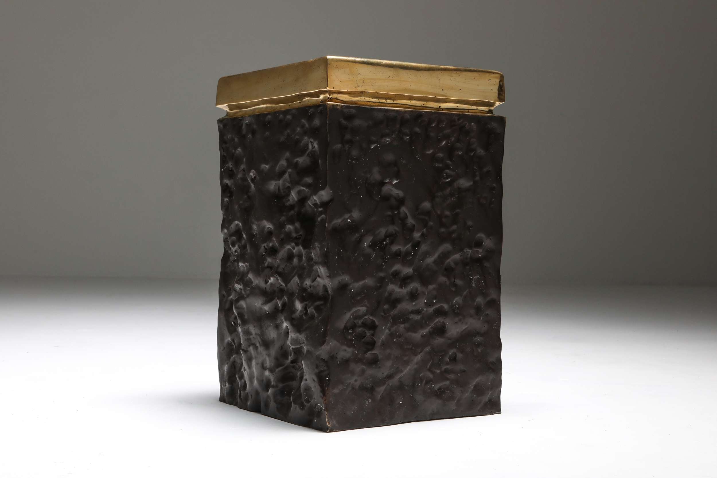Black and Bronze Lava Stools - 2010