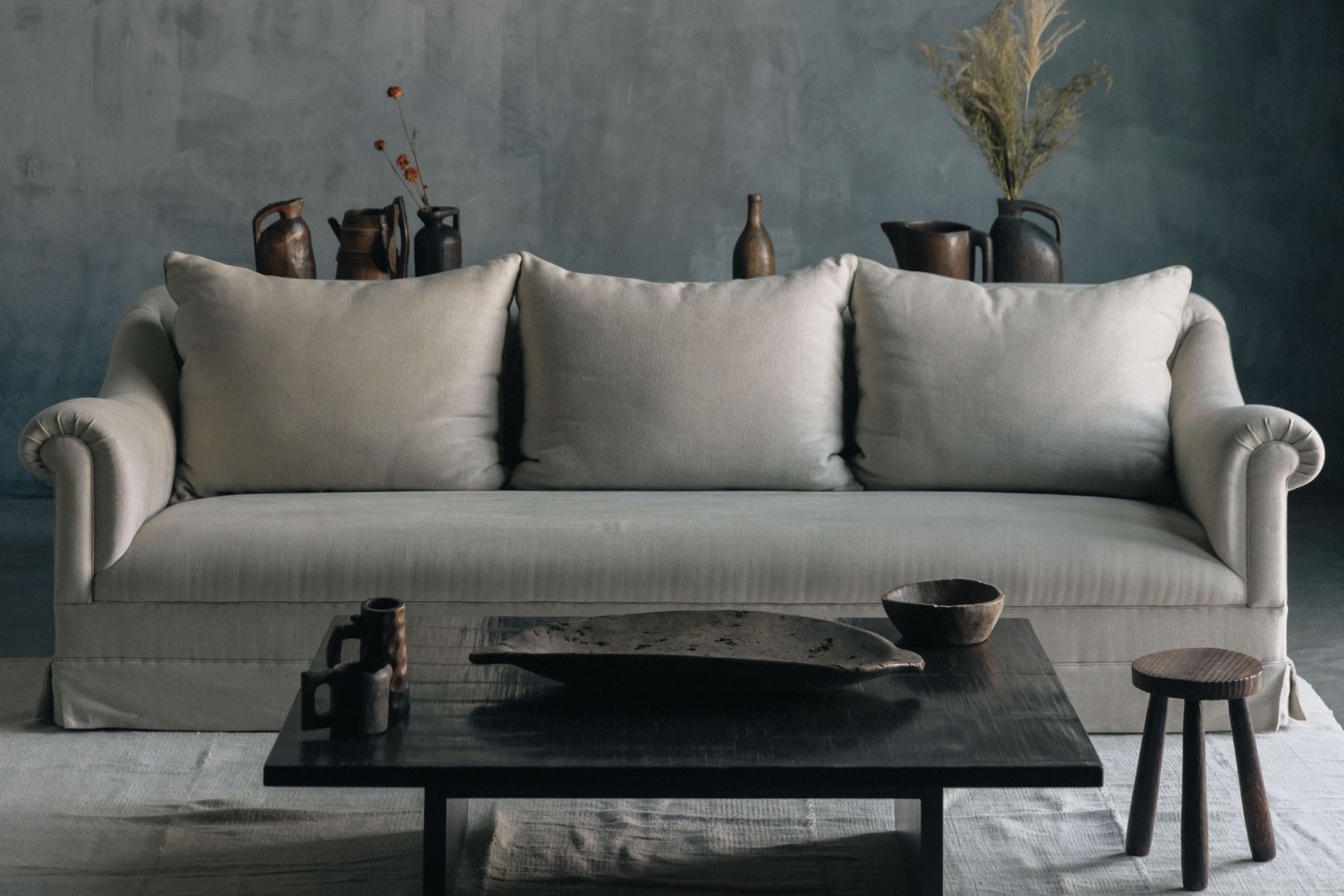 Linen Sofa by Axel Vervoordt - 21st Century