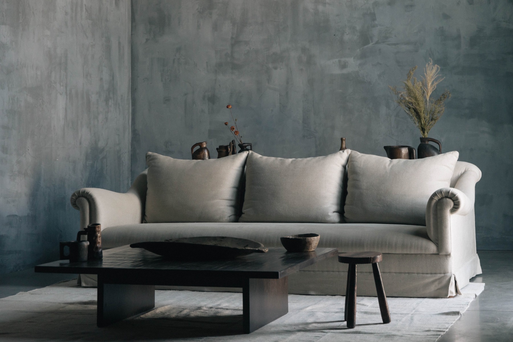 Linen Sofa by Axel Vervoordt - 21st Century