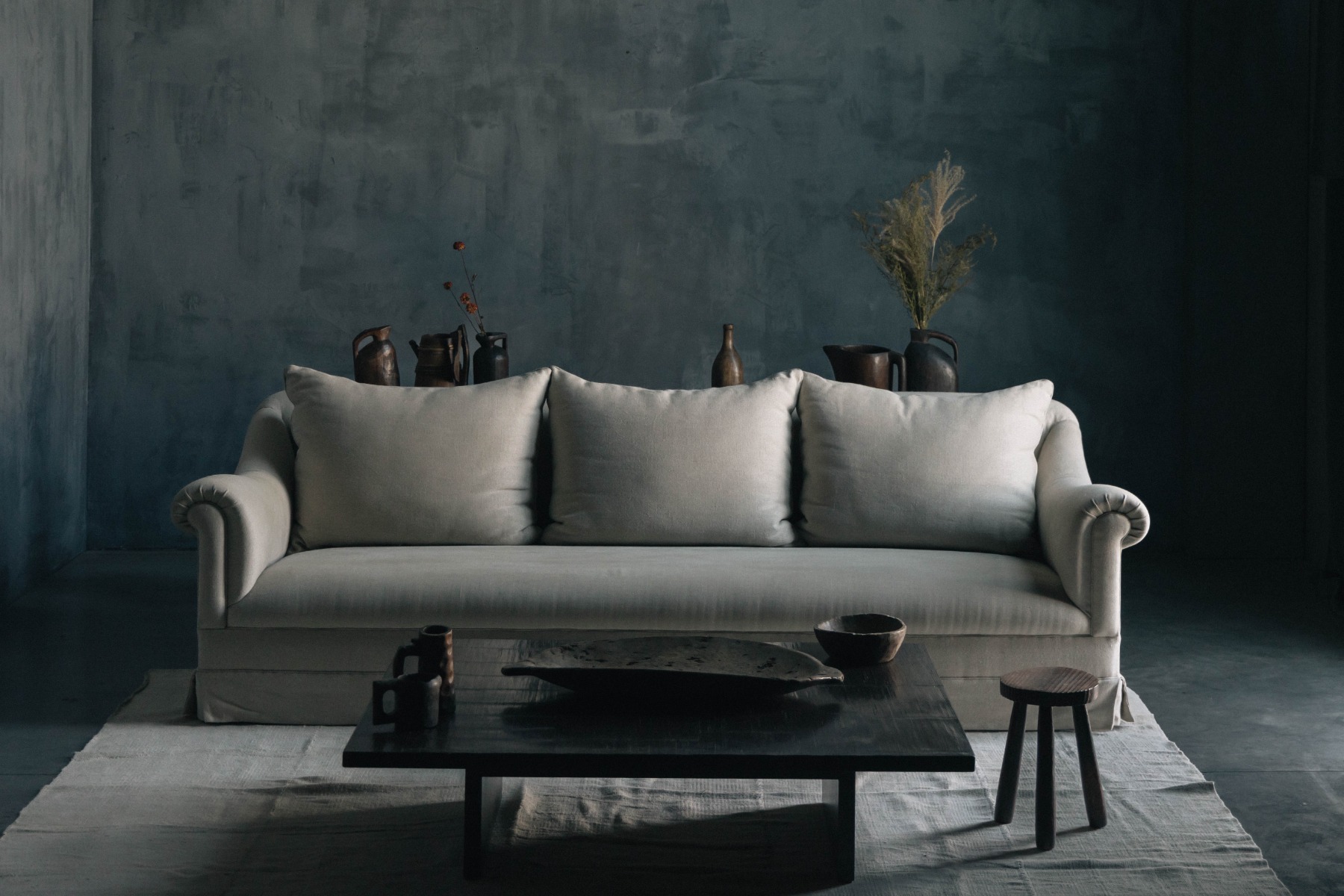 Linen Sofa by Axel Vervoordt - 21st Century