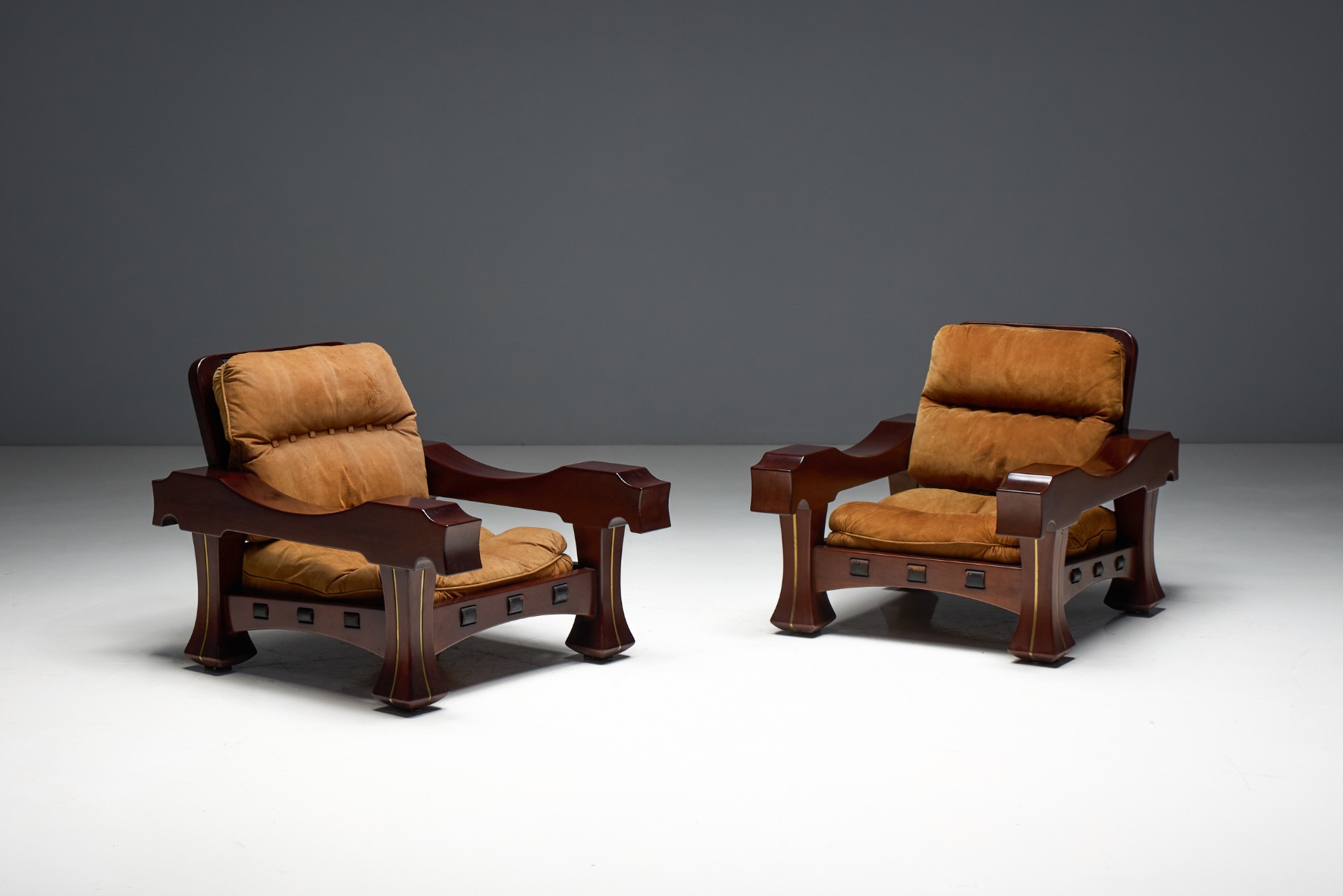 Lounge Chair by Luciano Frigerio for Frigerio di Desio, Italy - 1970s
