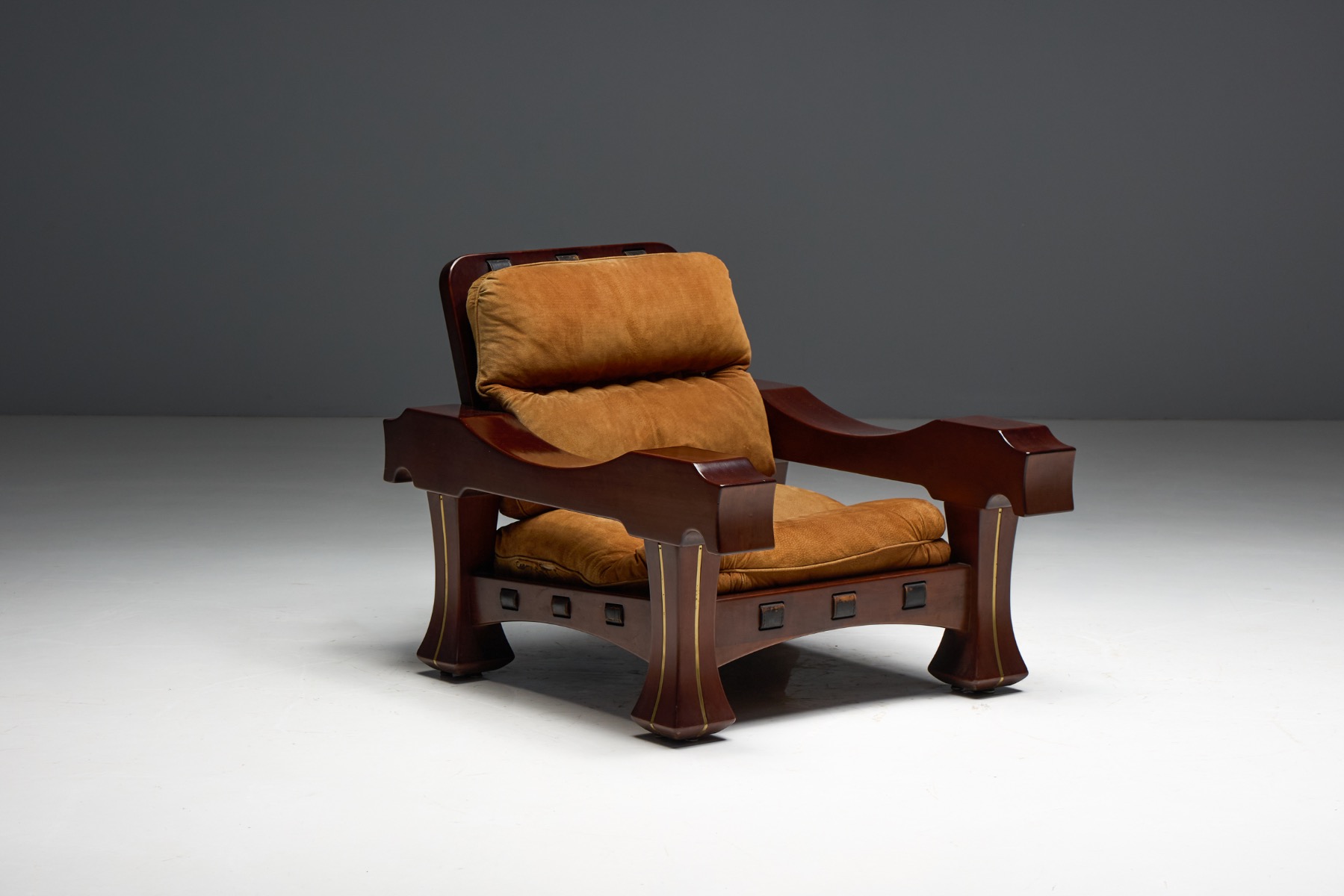Lounge Chair by Luciano Frigerio for Frigerio di Desio, Italy - 1970s