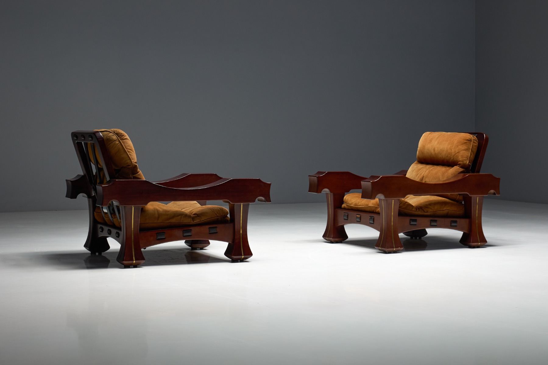 Lounge Chair by Luciano Frigerio for Frigerio di Desio, Italy - 1970s