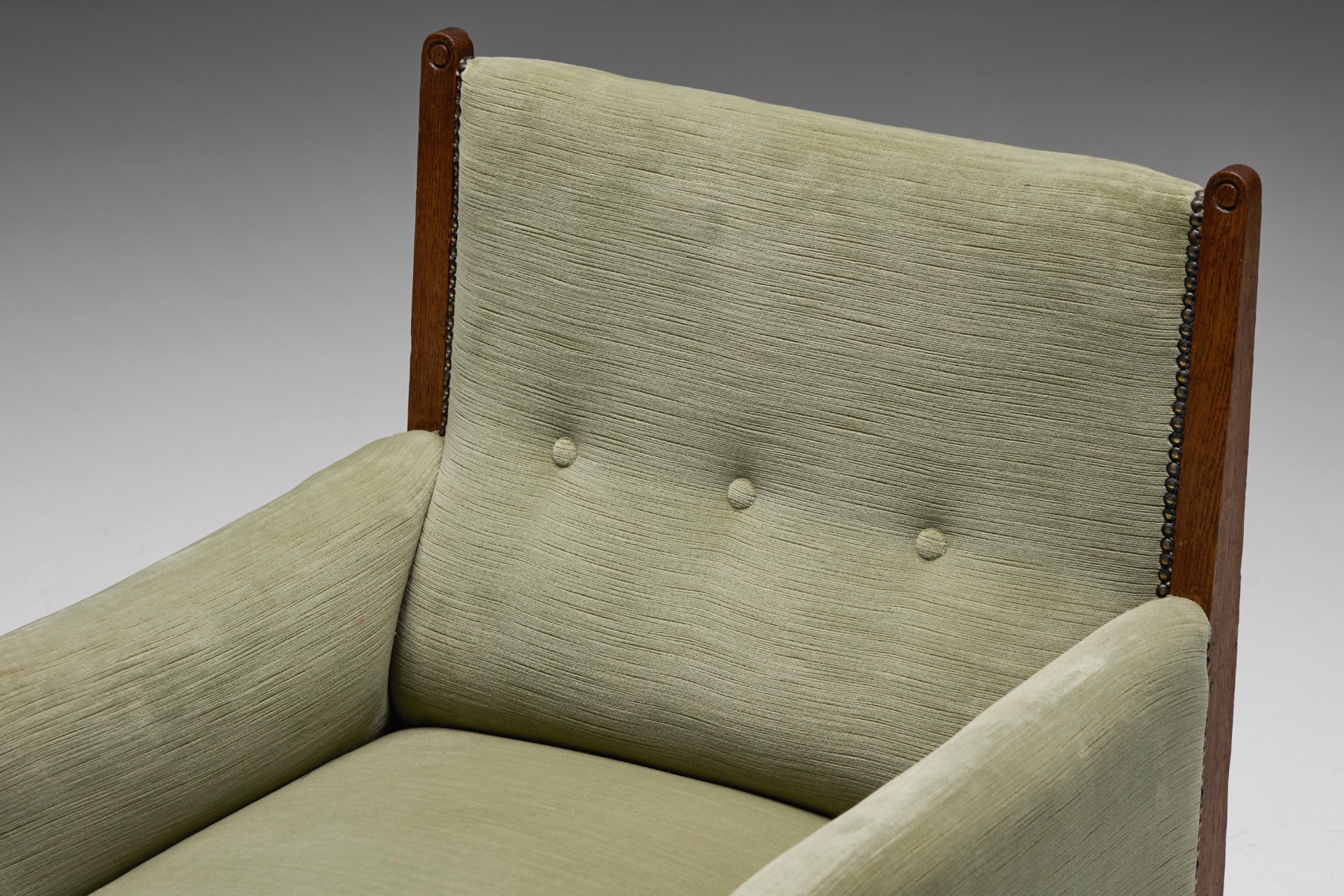 Pair of Lounge Chairs attributed to H.P. Berlage, Netherlands - 1900