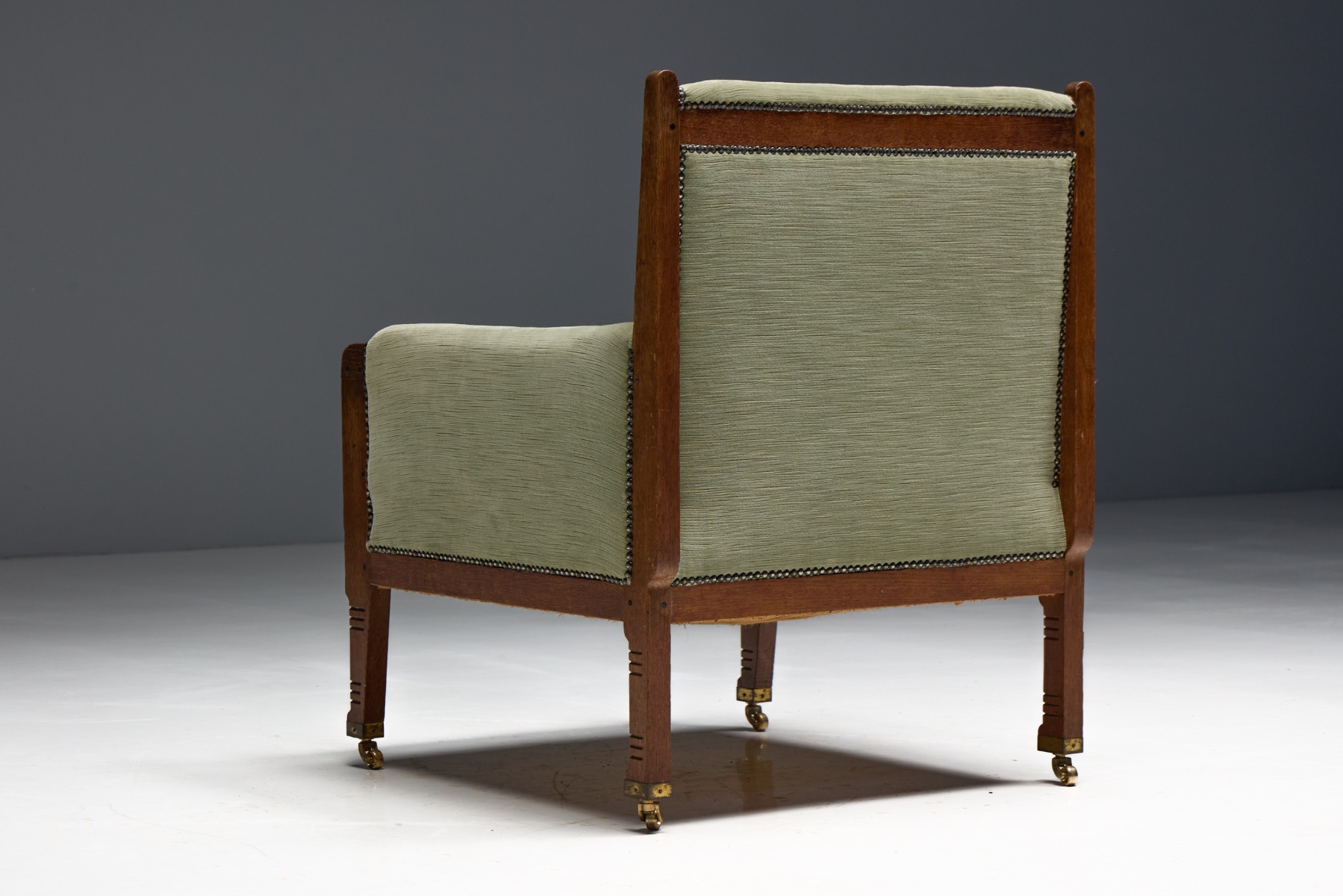 Pair of Lounge Chairs attributed to H.P. Berlage, Netherlands - 1900