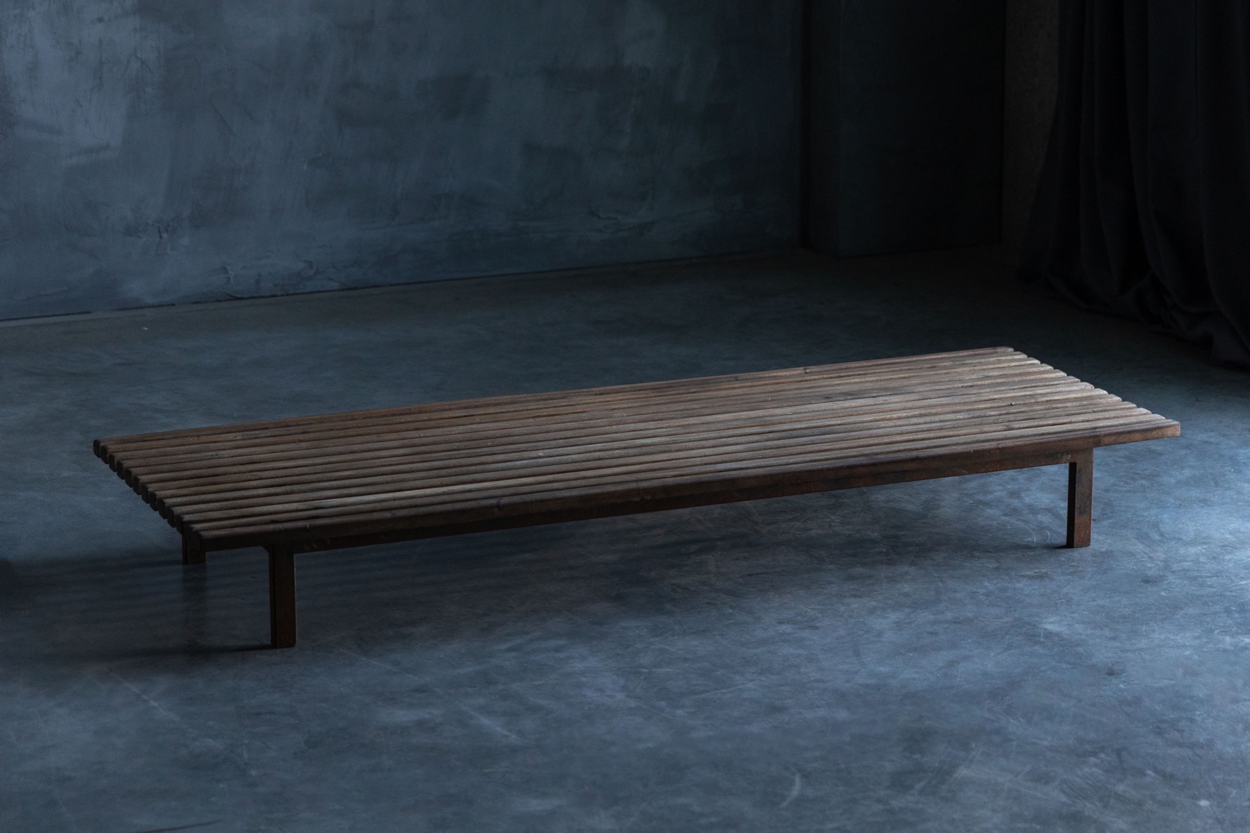 Low Bench by Charlotte Perriand for Cité Cansado - 1958