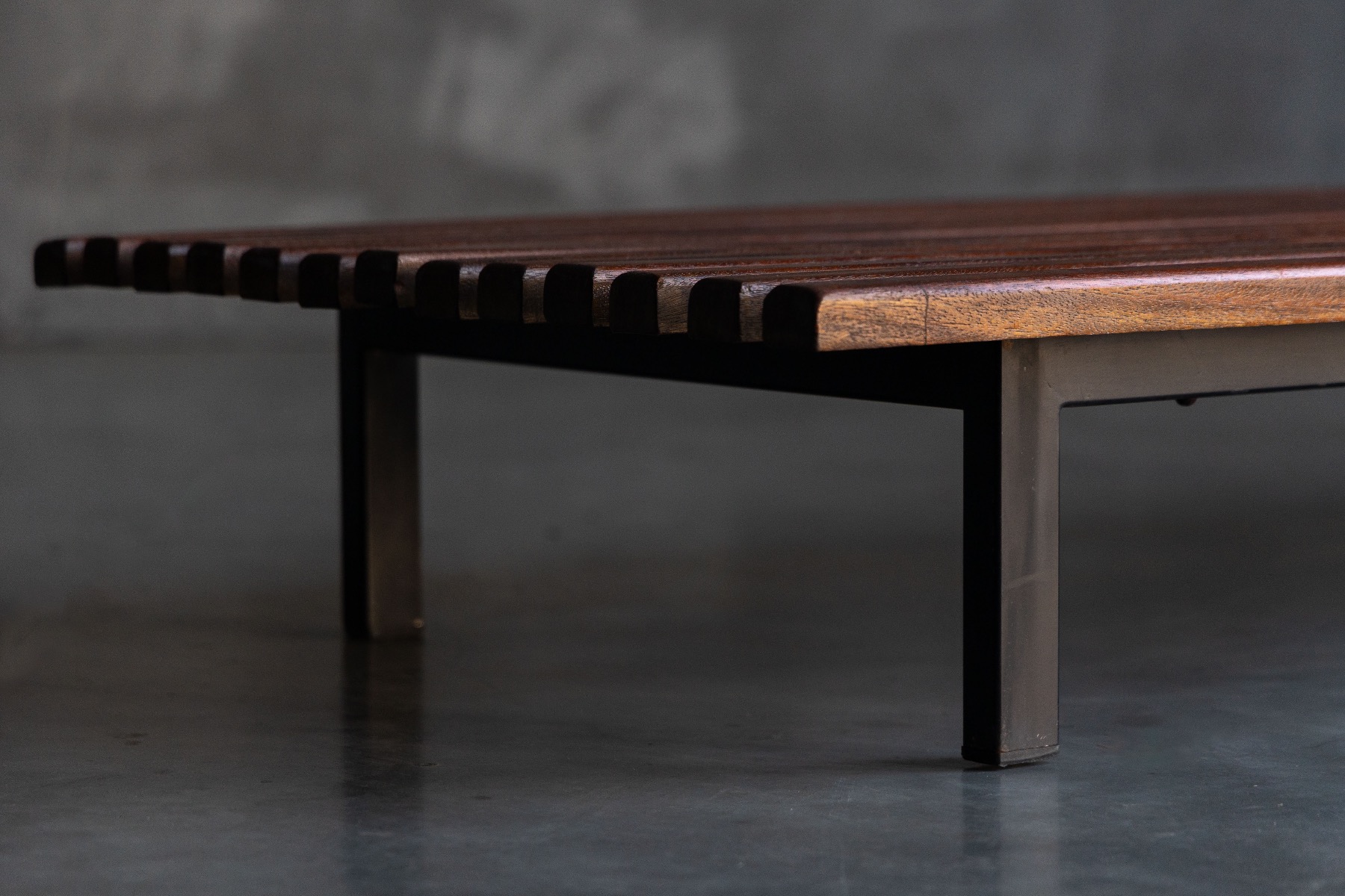 Low Bench by Charlotte Perriand for Cité Cansado - 1958