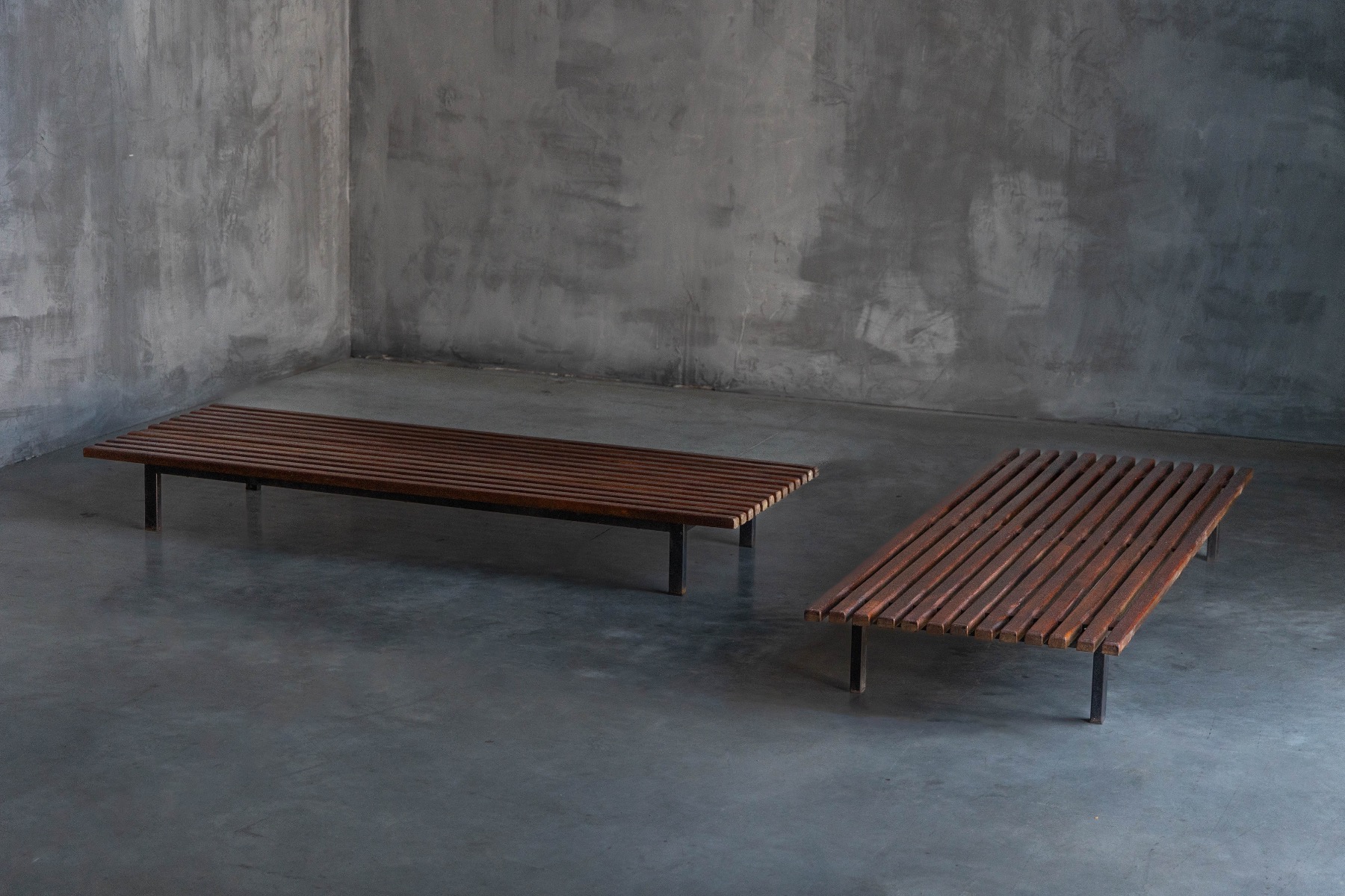 Low Bench by Charlotte Perriand for Cité Cansado - 1958