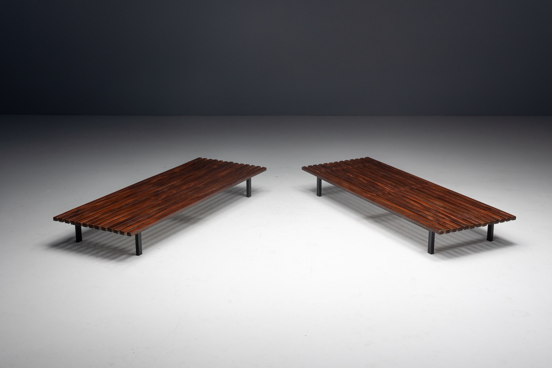 Low Bench by Charlotte Perriand for Cité Cansado - 1958