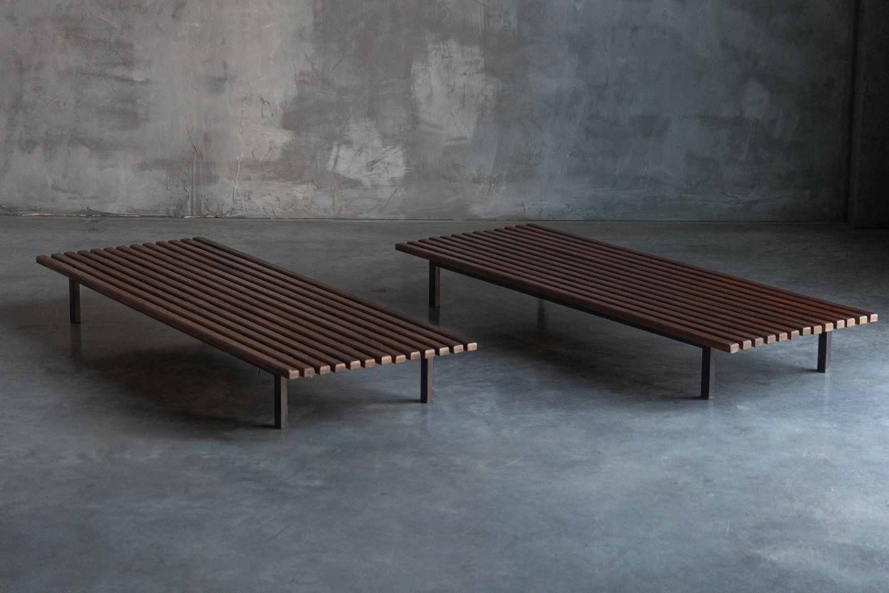 Low Bench by Charlotte Perriand for Cité Cansado - 1958