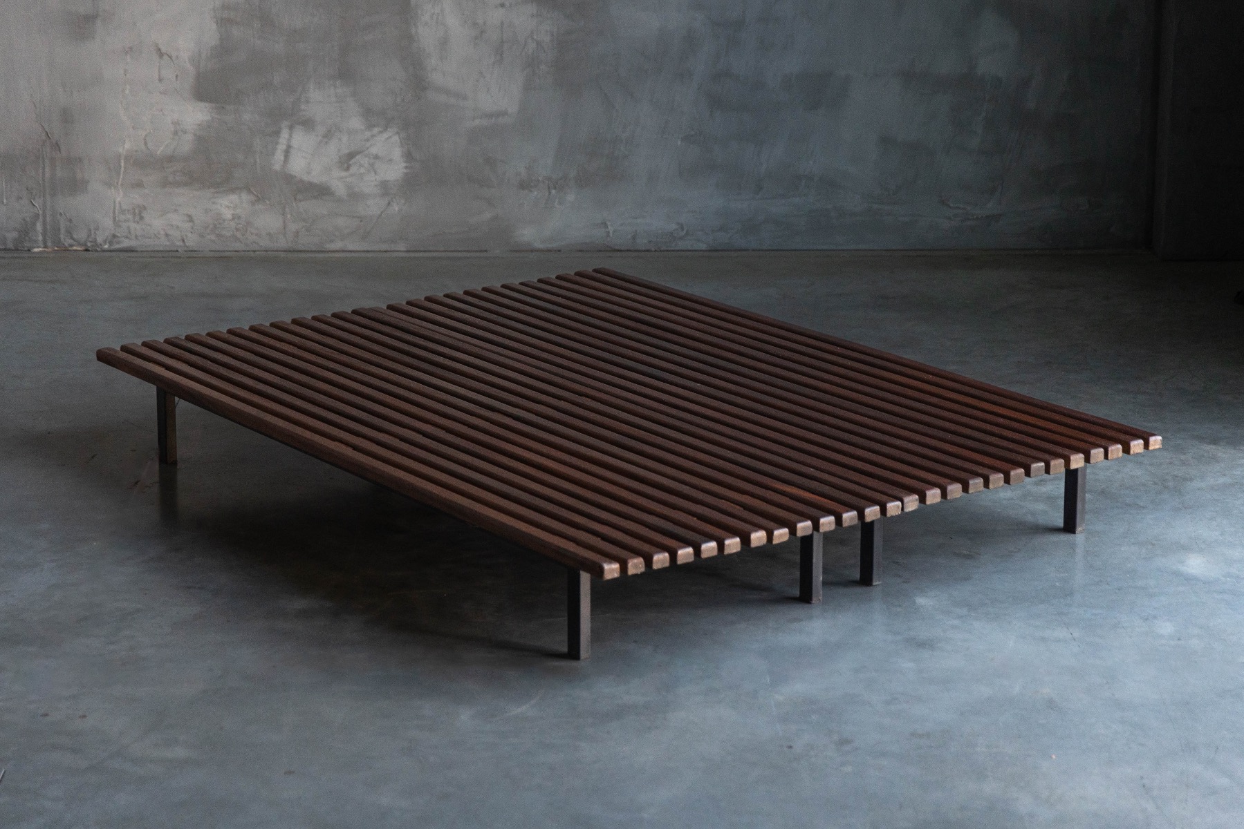 Low Bench by Charlotte Perriand for Cité Cansado - 1958