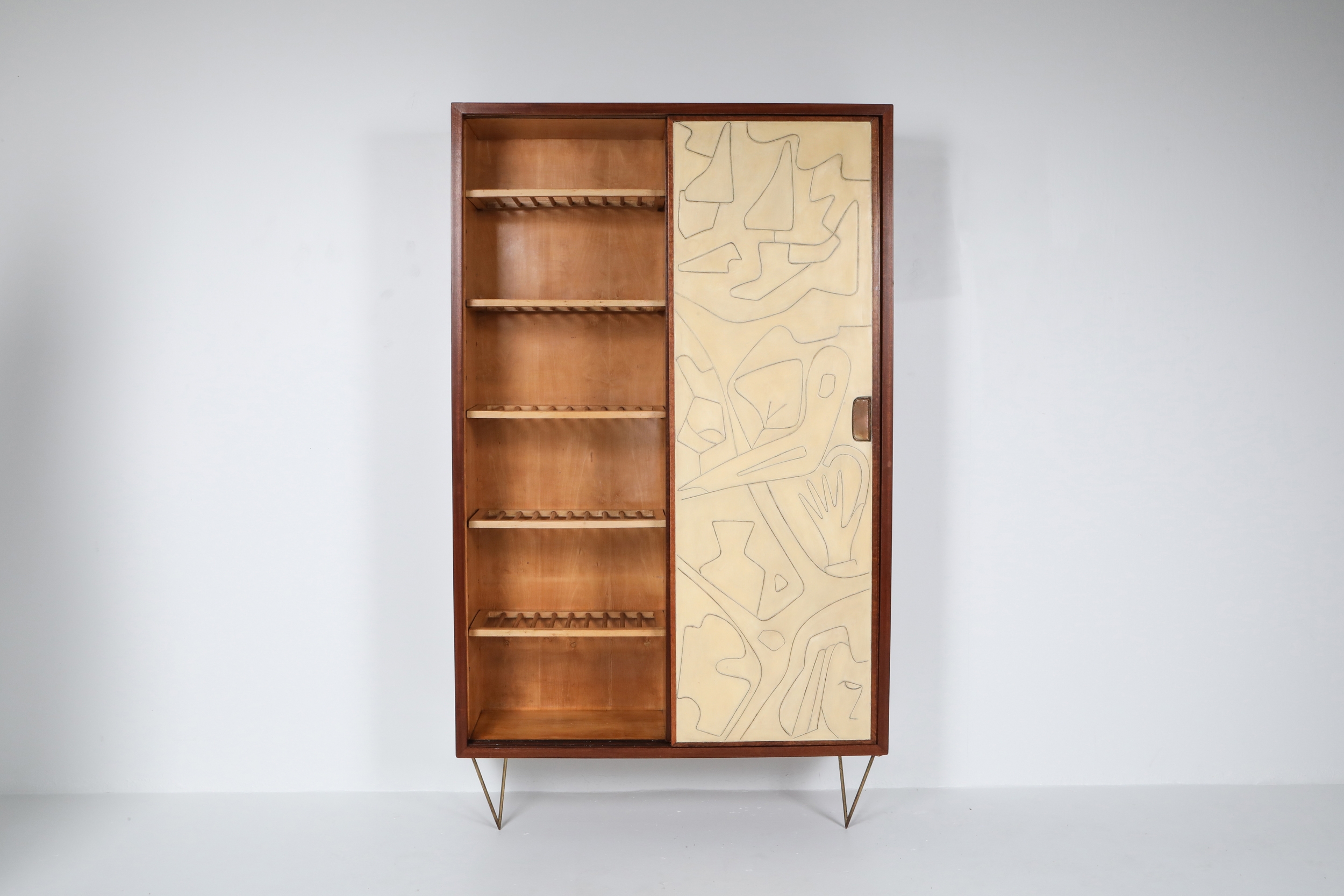 Victor Cerrato one-of-a-kind case piece - 1950's 
